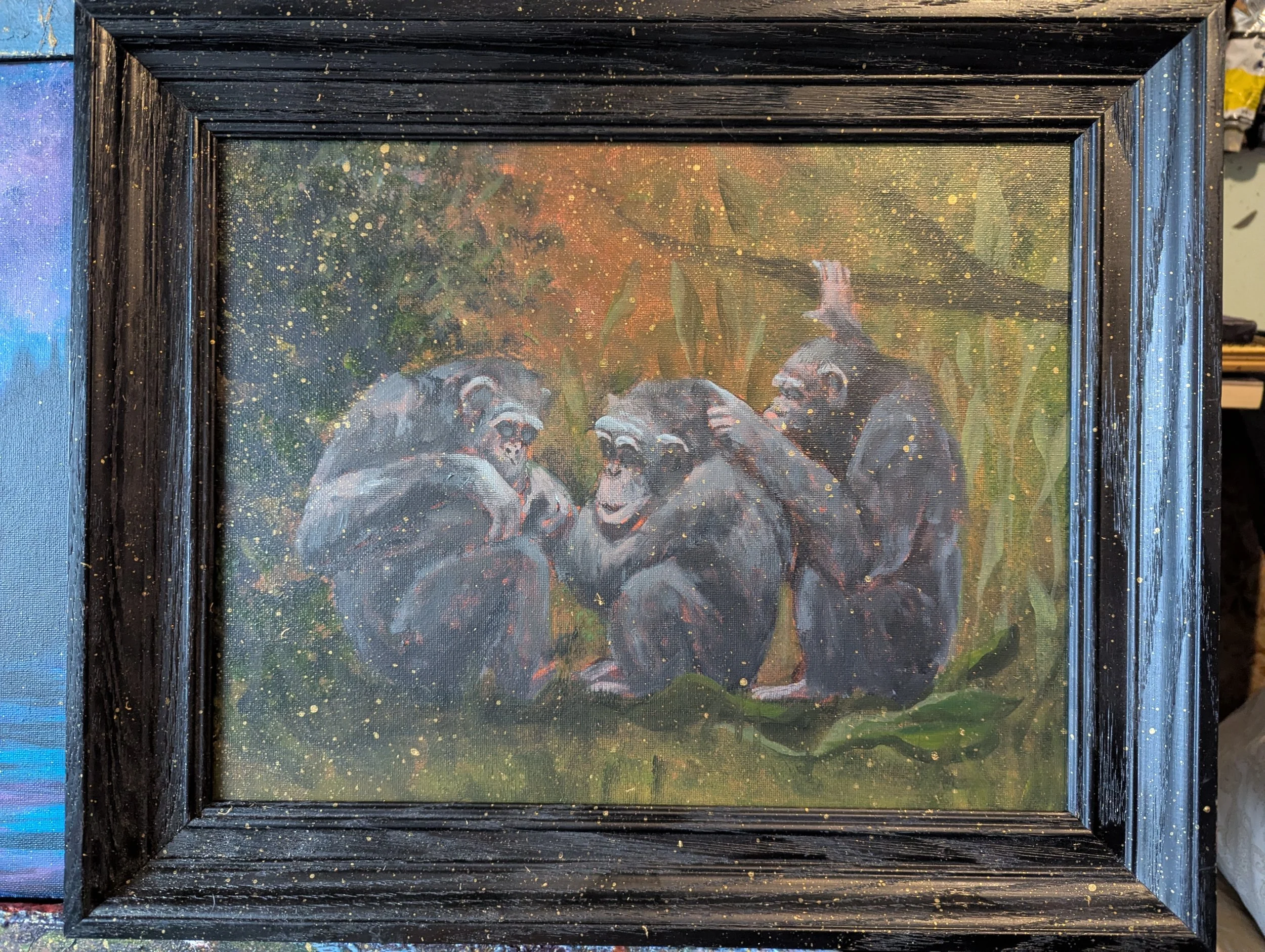 Three Chimpanzees