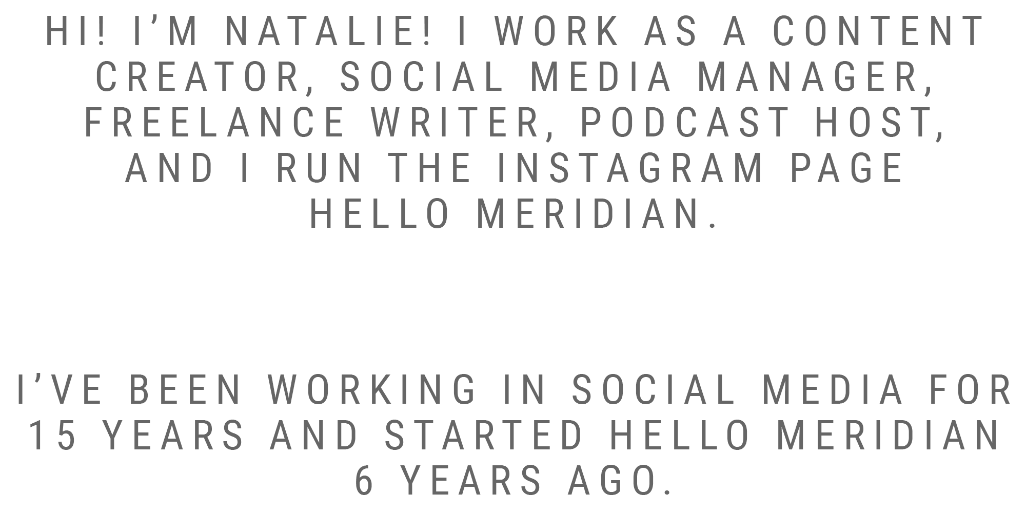 About Natalie — Hello Meridian