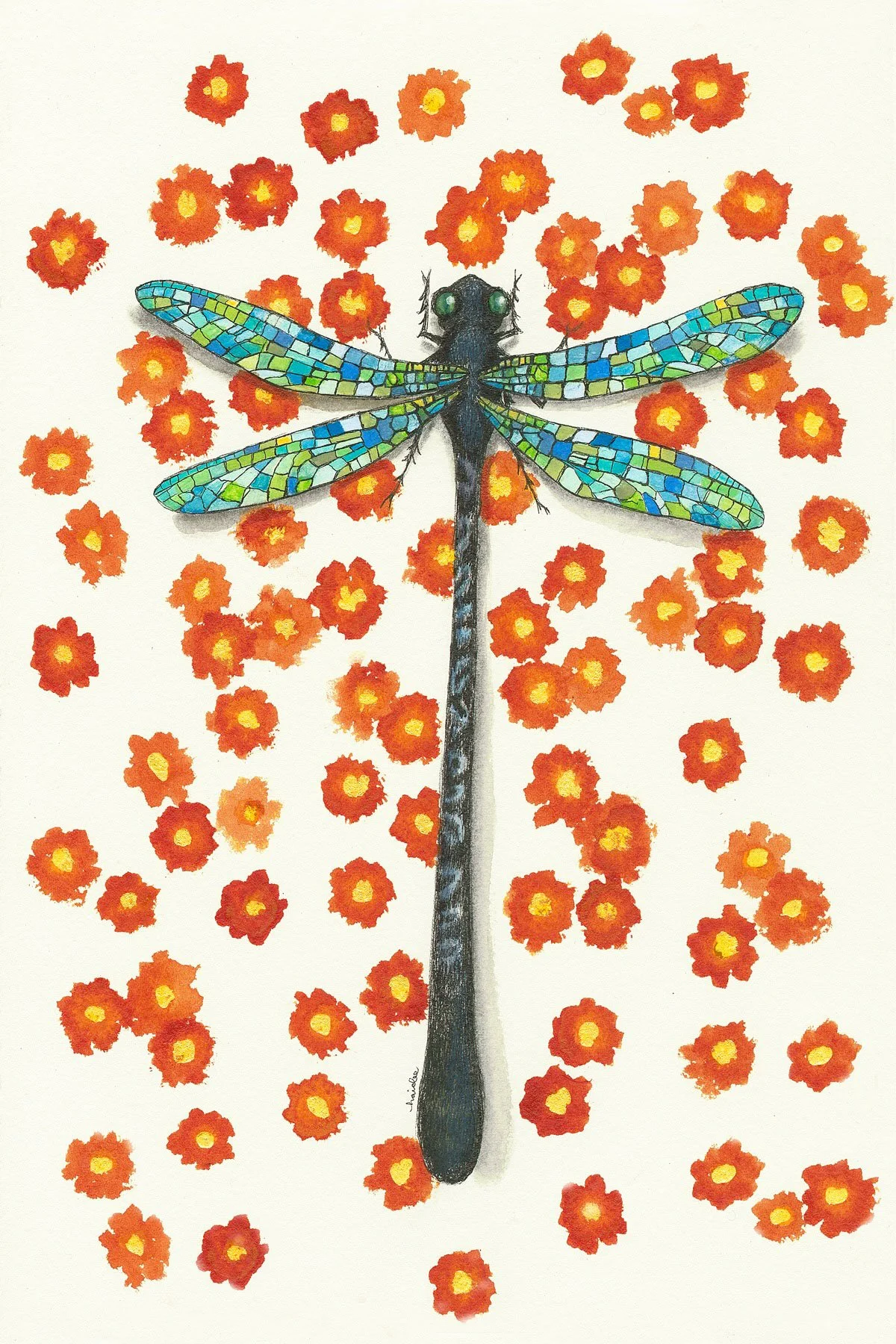 Specimen No. 54 The Coreopsis Glasswing