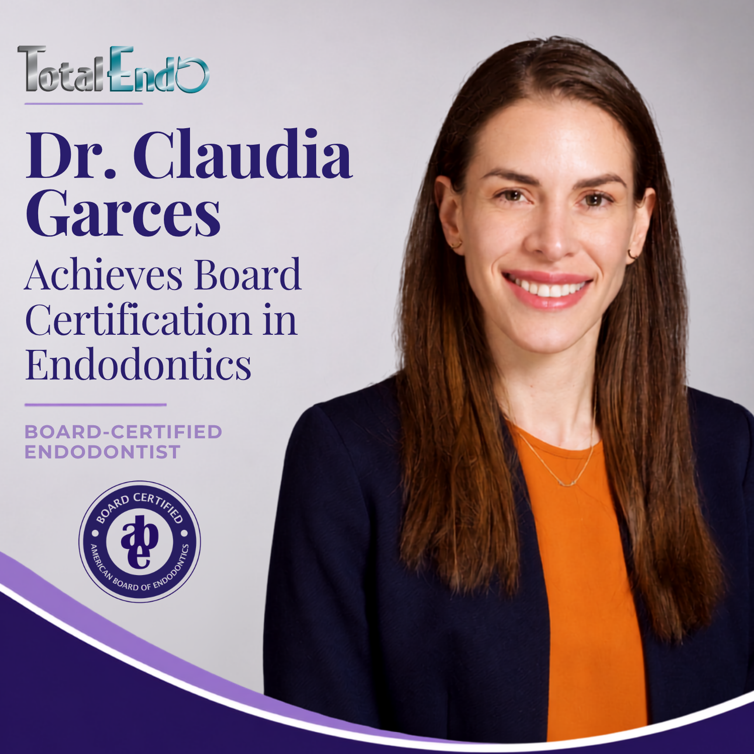Dr. Claudia Garces achieves AAE board certification_blog image