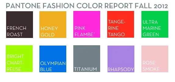 Color Trends for Fall 2012