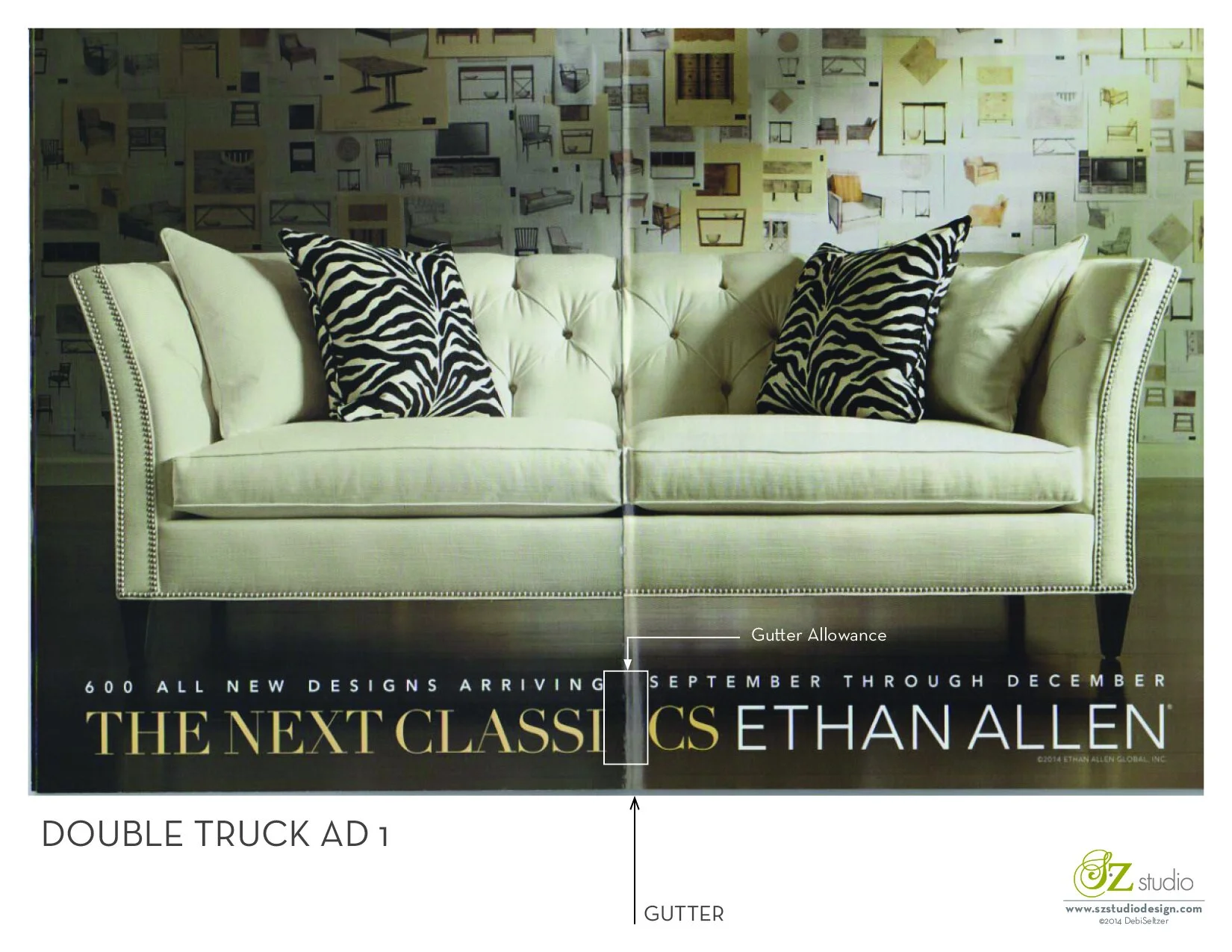 Producing a Double Truck Ad