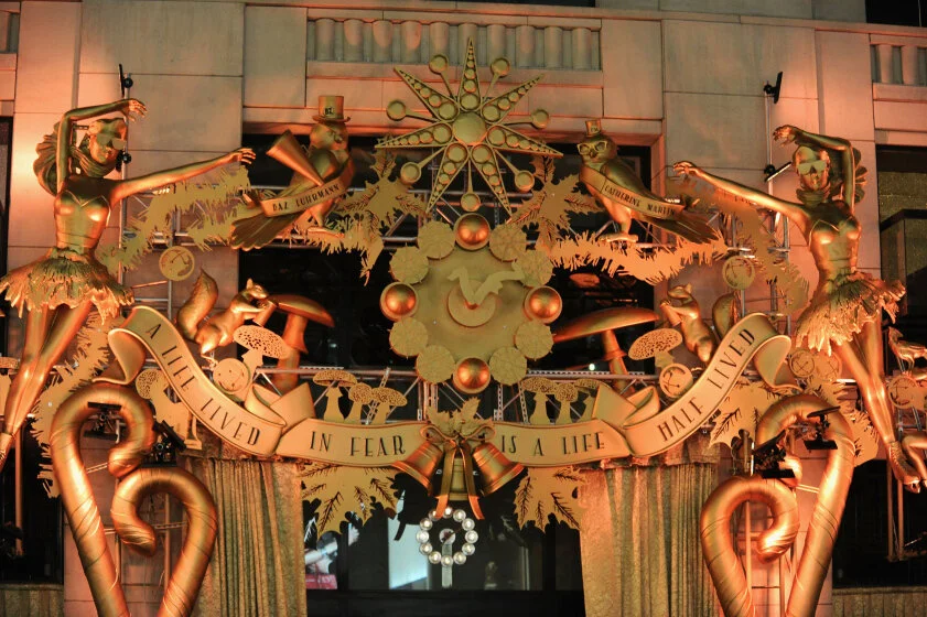 Barney's Holiday Windows 2014