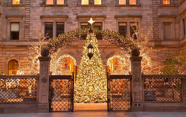 The New York Palace Hotel - Holiday Decorations 2014