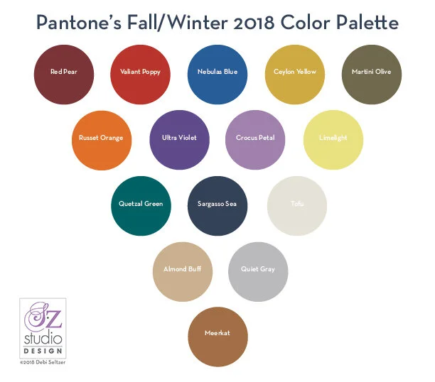 2018 Fall / Winter Color Palette