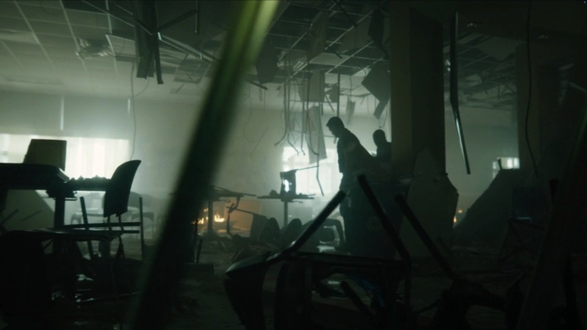 Ep 601 Int Aftermath from Explosion. Location