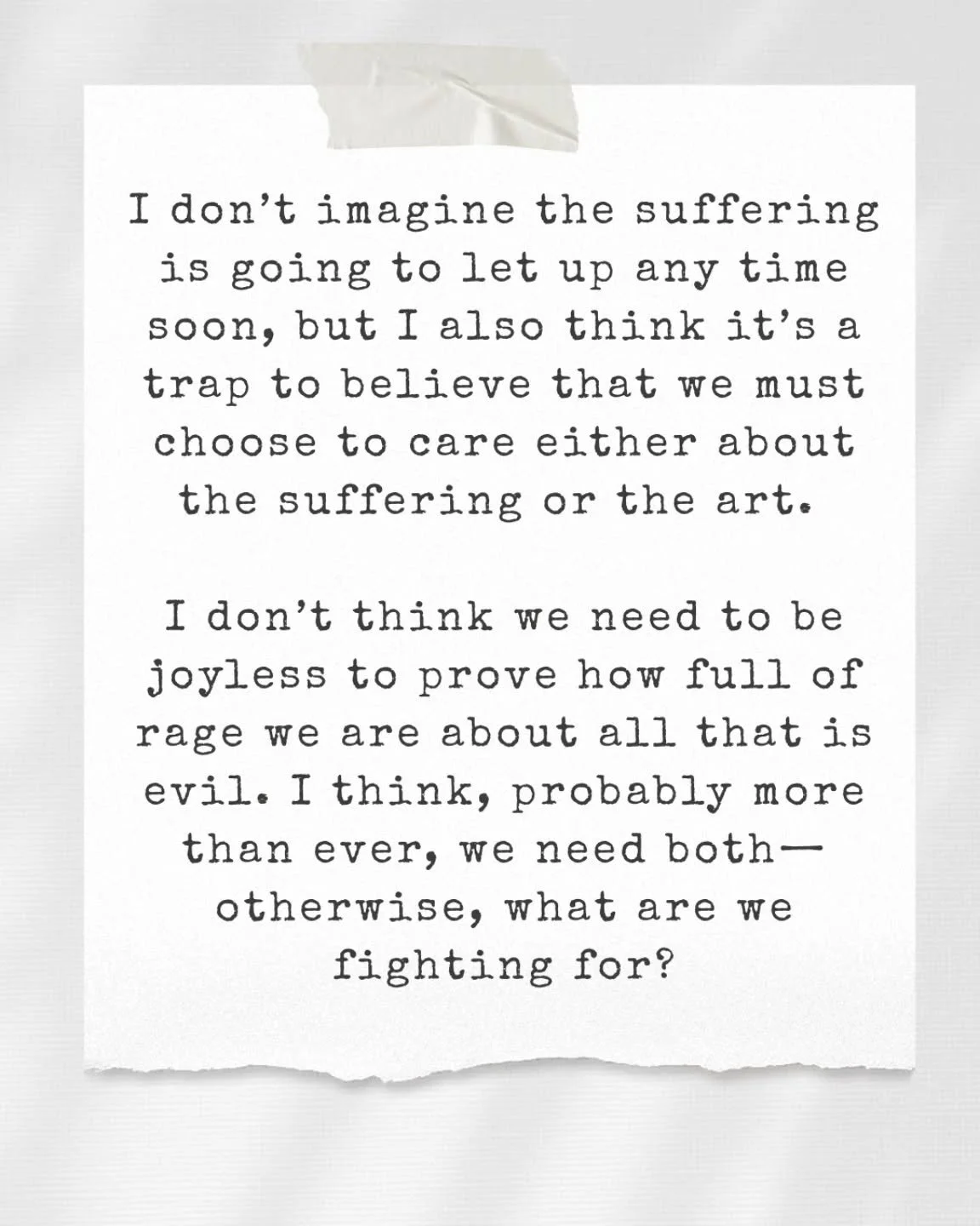 Just something I've been thinking about lately, in this era that requires us to do so much emotional and psychological juggling. Stay safe at this afternoon's + tonight's rallies, everybody. Philly's is at 5:30 PM--when's yours? 

ID: grayscale graph