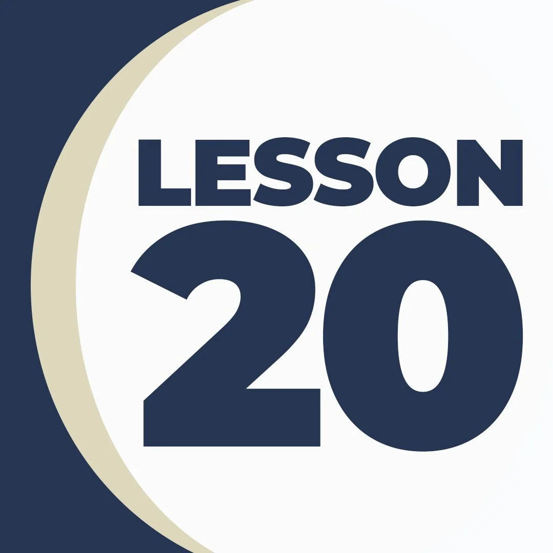 Lesson 20: Deliverance