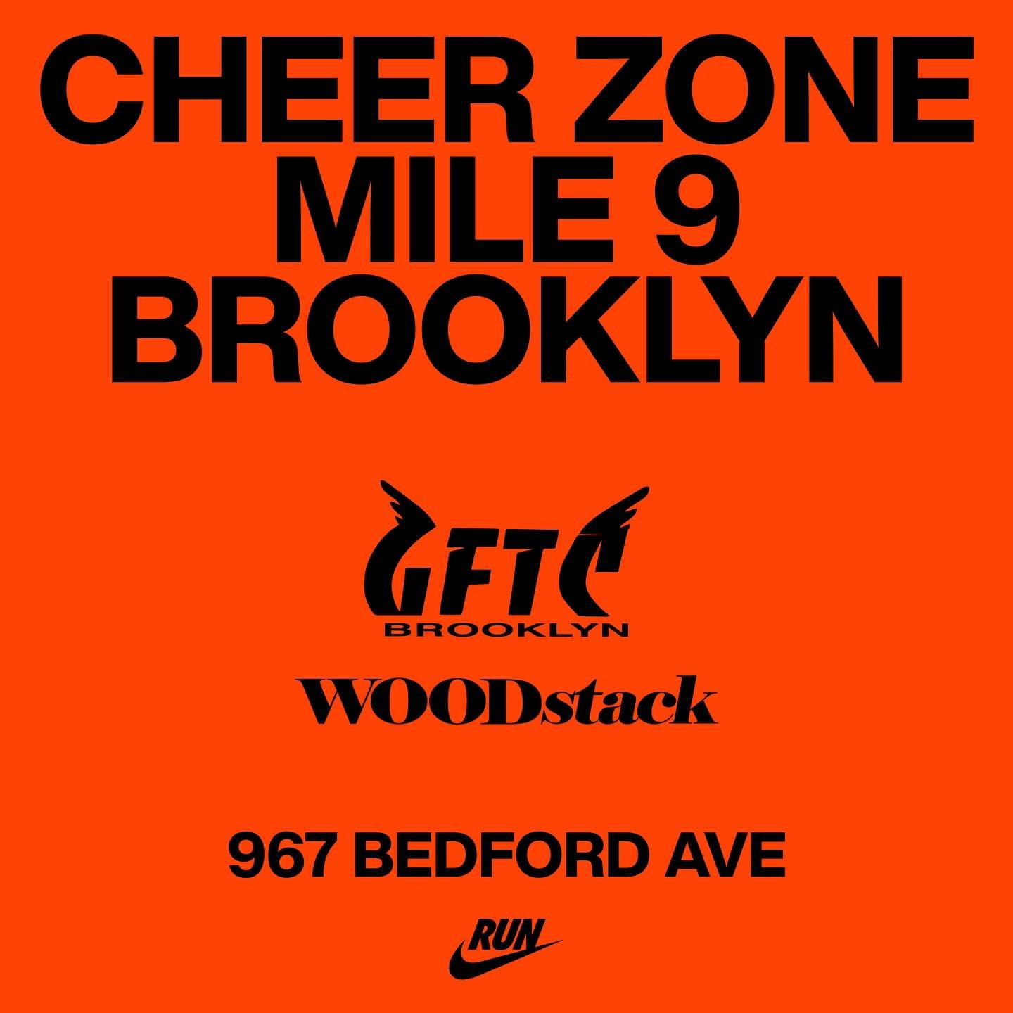 It's that time again!! ☝️☝️☝️

The most lit cheer zone is back for the @nycmarathon this Sunday and this year we are going even bigger.  We are back with @nikenyc for year 3 and we bringing our friends too @woodstackny &amp; @socarunfestival 

Time: 