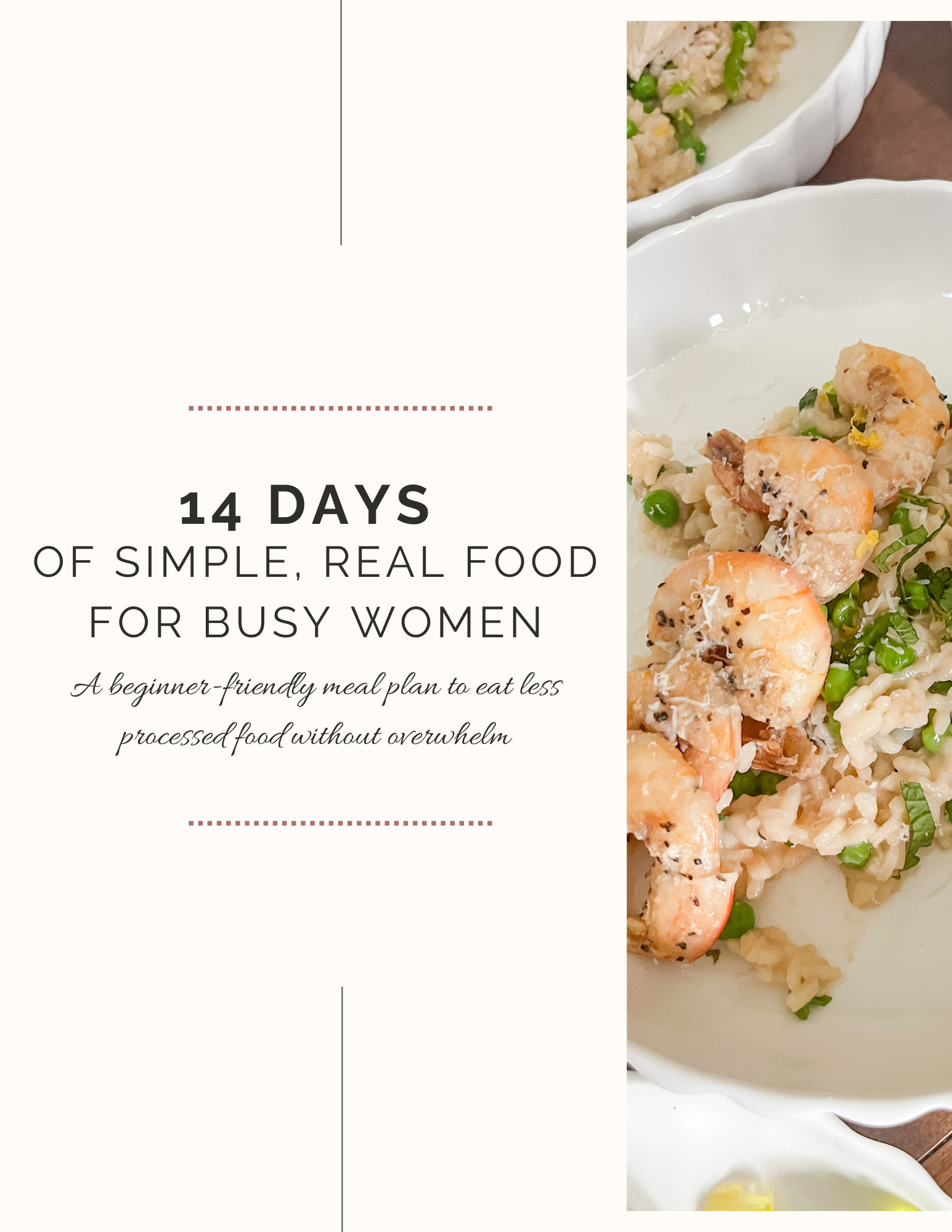 14 Days of Simple, Real Food for Busy Women