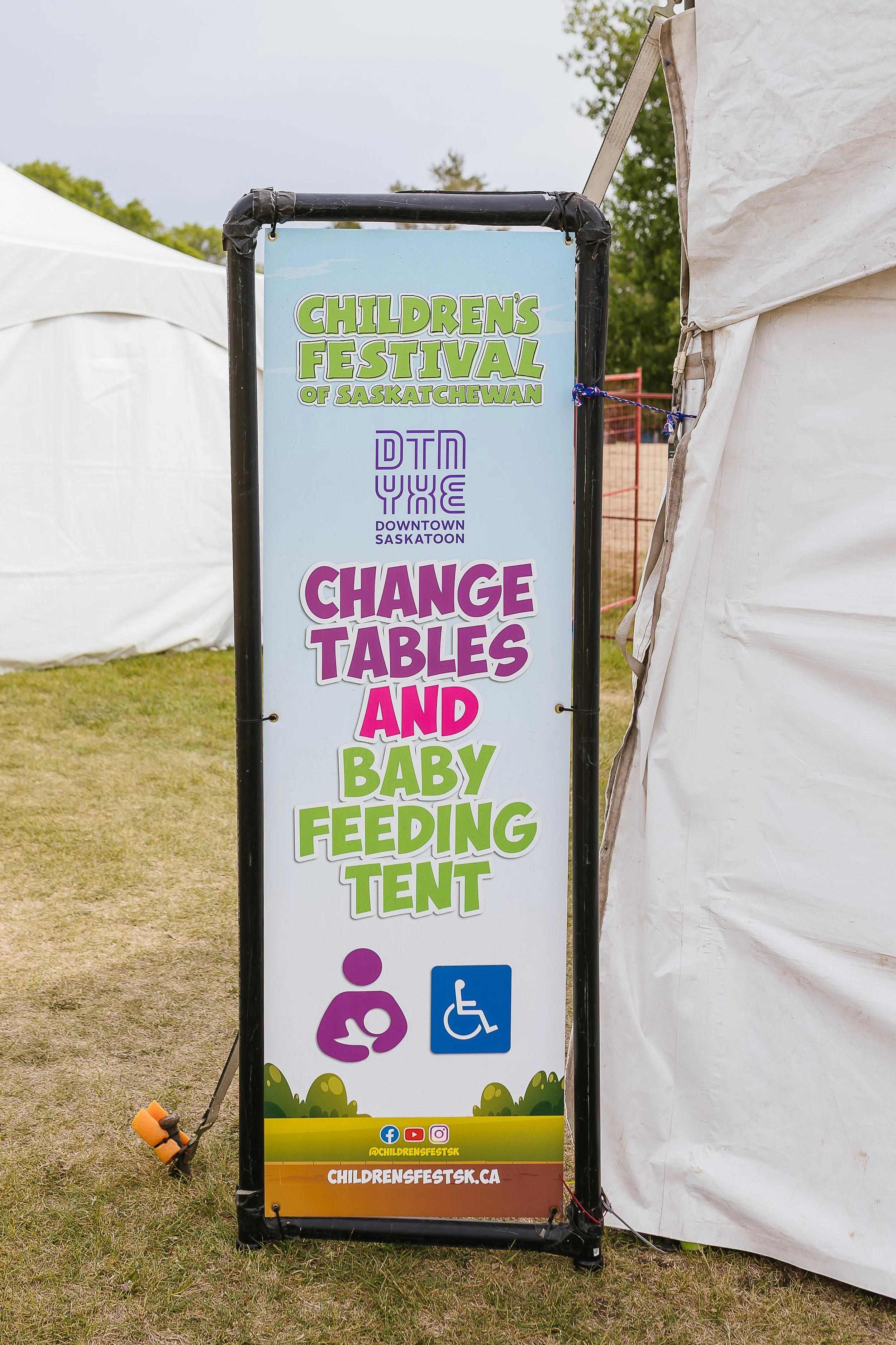 CHANGE TABLES &amp; BABY FEEDING TENT