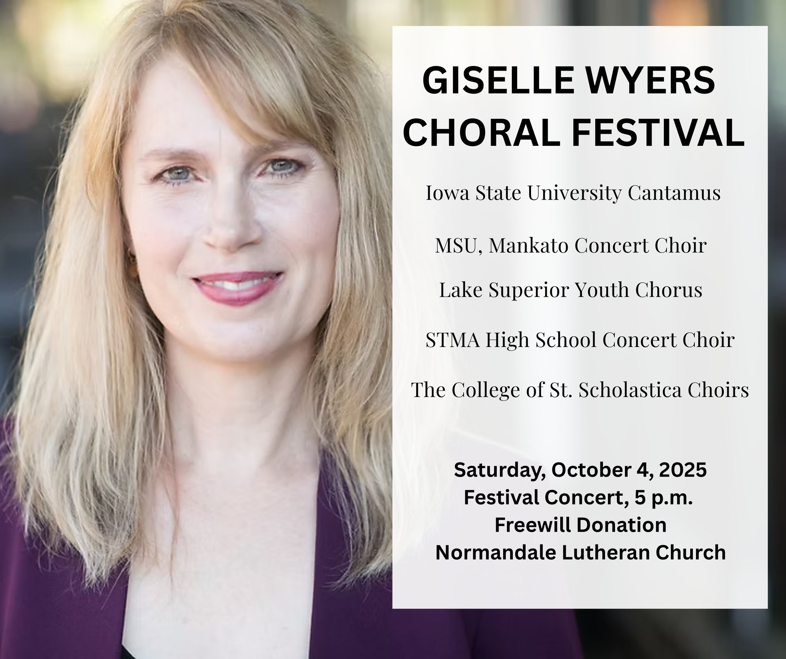 Giselle Wyers Choral Festival