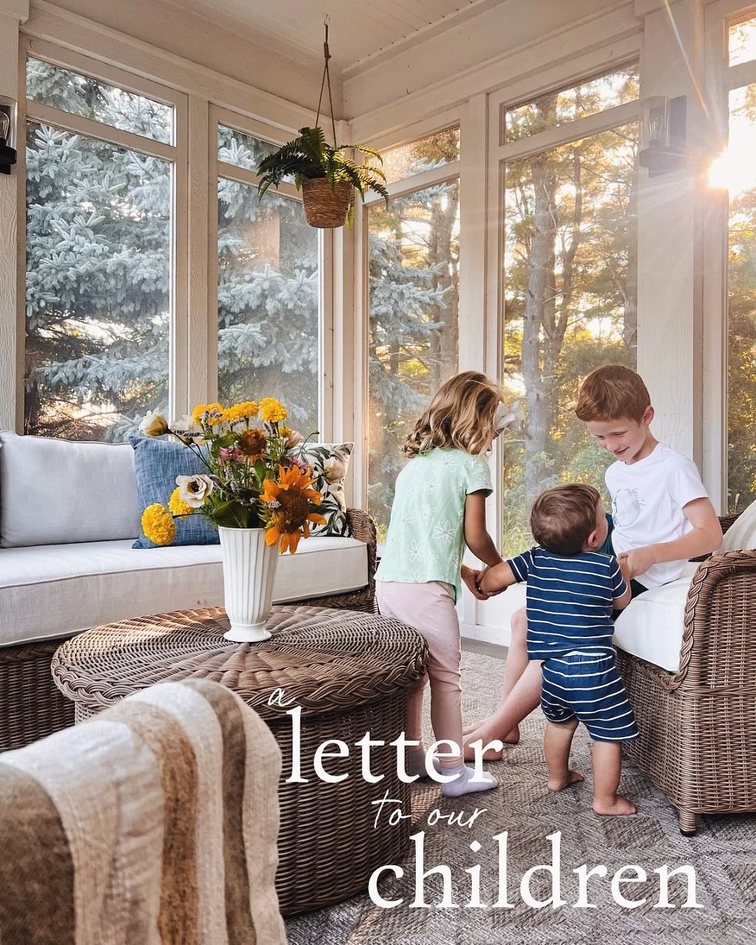 A letter to our children ☝🏼 We wrote this with our three little ones in mind, of course, but I feel it could also read as a collective &ldquo;our&rdquo; in our nation. Swipe to read the full letter &mdash;&gt;
________

In our family, we follow the 