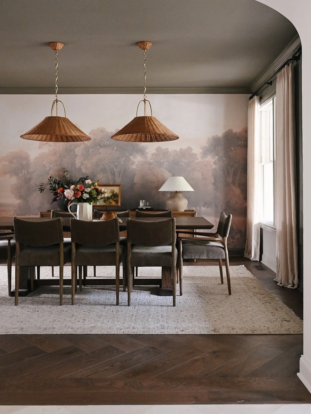 From closing day to today, our formal dining room has come a long way, and I&rsquo;m delighted to finally be able to share it with you!

Not only that, but all of our furniture in this space is currently up to 35% off at @artesanosdesign 🤎. I&rsquo;