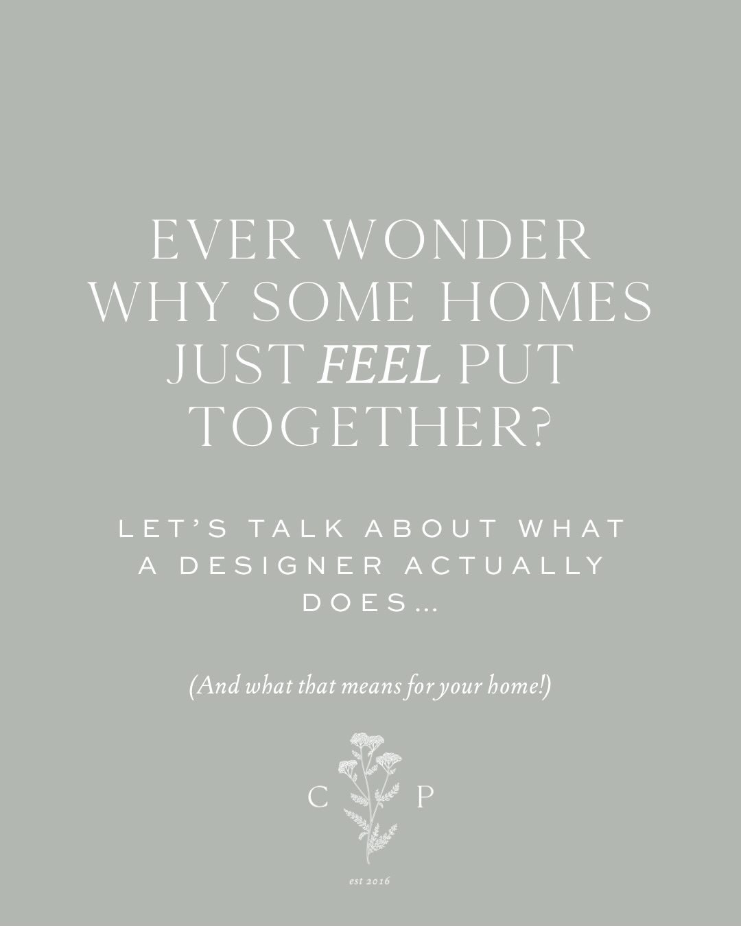 &hellip;even on the messy days!

A well designed home doesn&rsquo;t need to be spotless and picture-perfect every moment of every day for it to exude a calm, inviting, pulled-together energy when you (or your guests) walk in.

I&rsquo;m &ldquo;in the