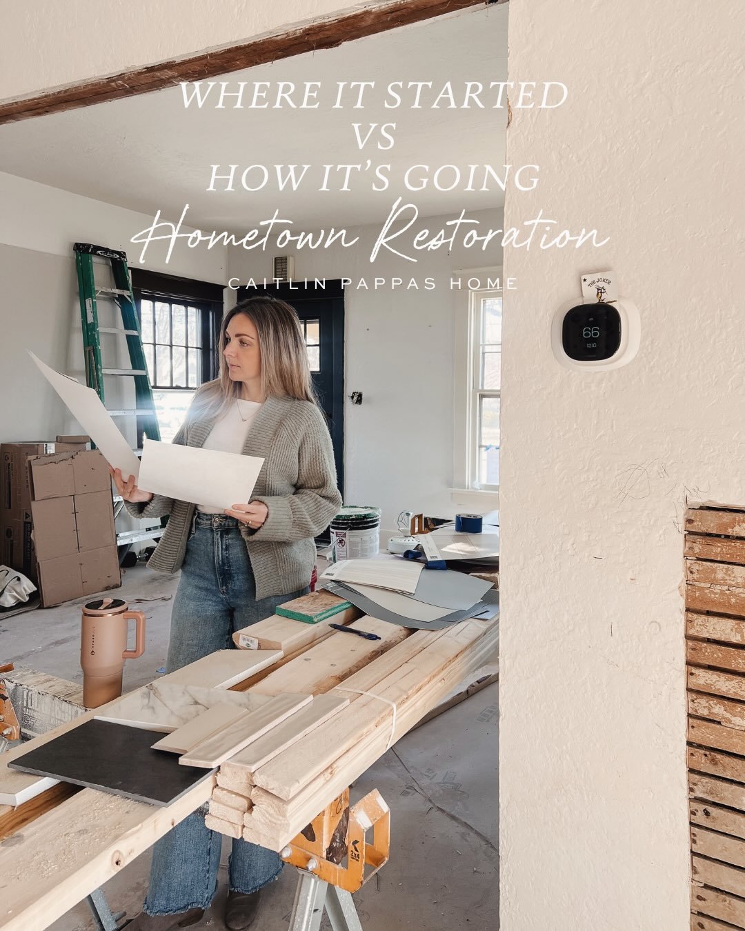 I figured I&rsquo;d share some updates on the 1910 house we&rsquo;re restoring in our hometown!

It&rsquo;s still an absolute mess, but the end is very much in sight. We&rsquo;re just about ready to clean and style all of the bedrooms, and I can&rsqu