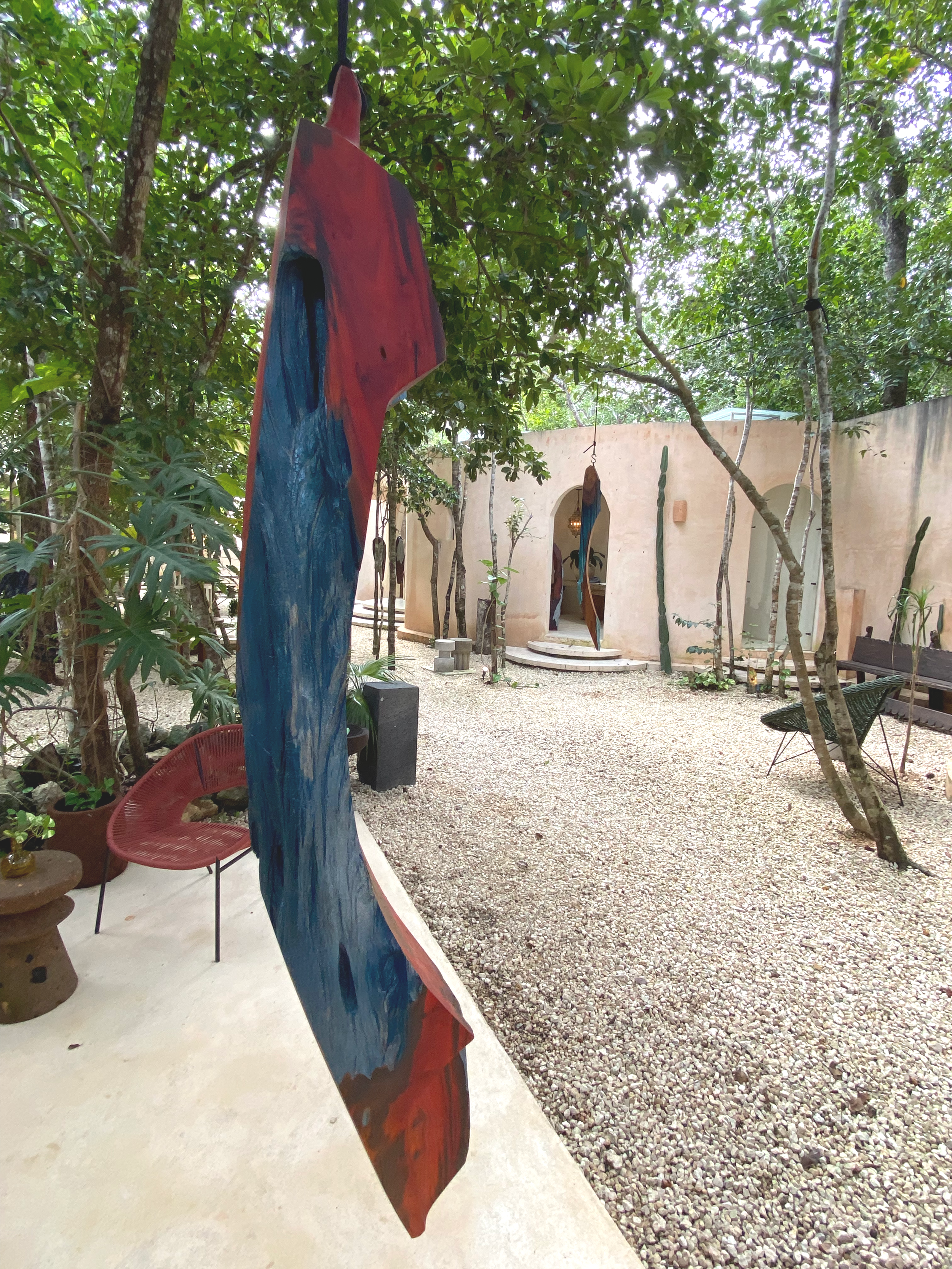 Sentry Ship Hanging (150 cm), Chakte Viga, Metallic Blue, MXN $32,000 