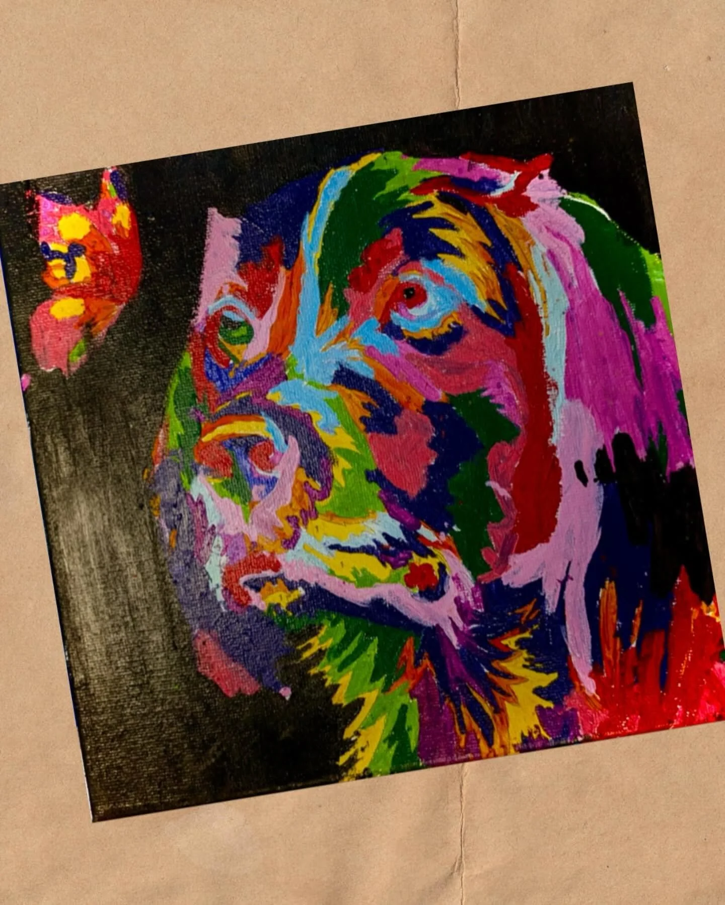 Acrylic painting