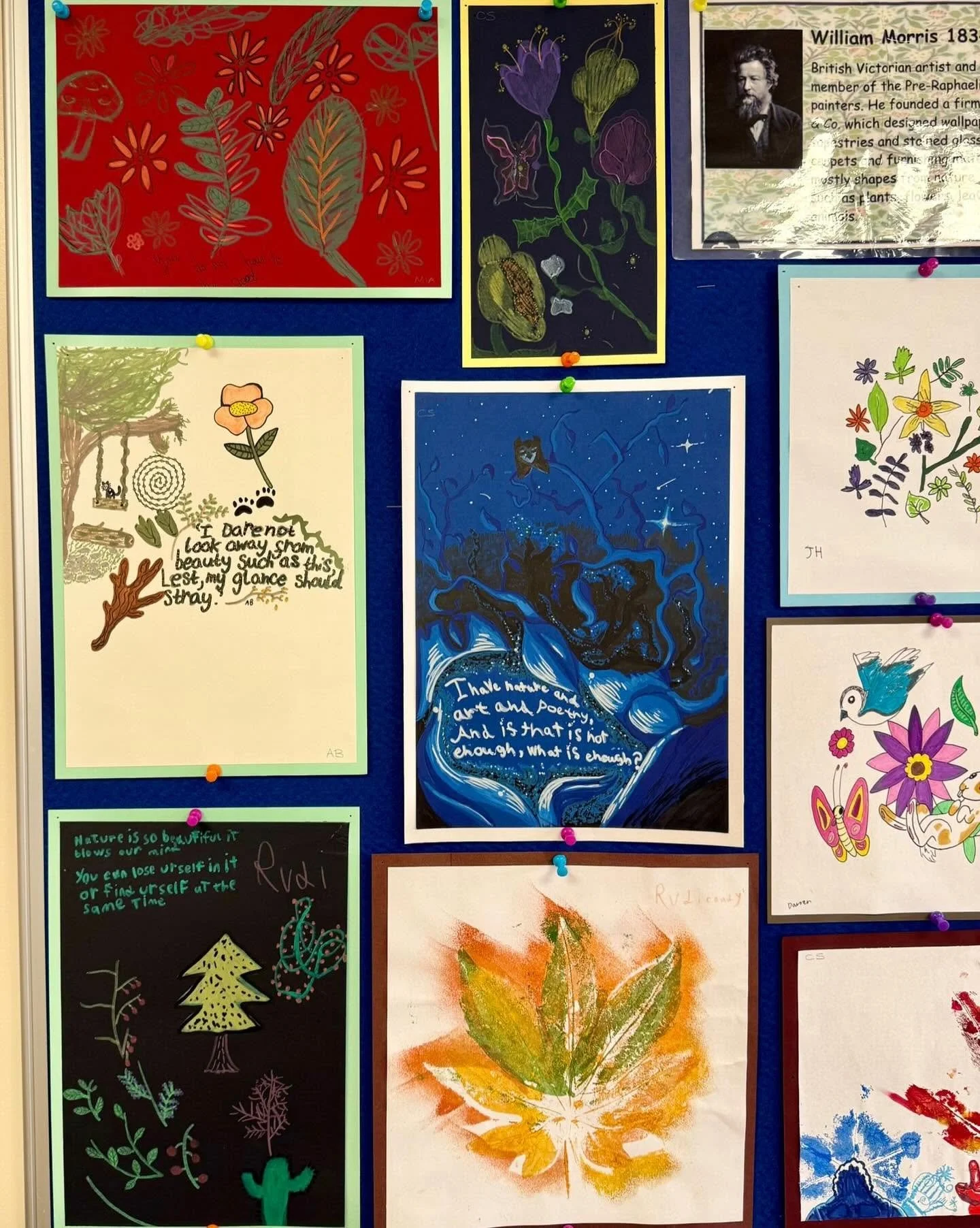 Exploring William Morris artwork through different mediums
