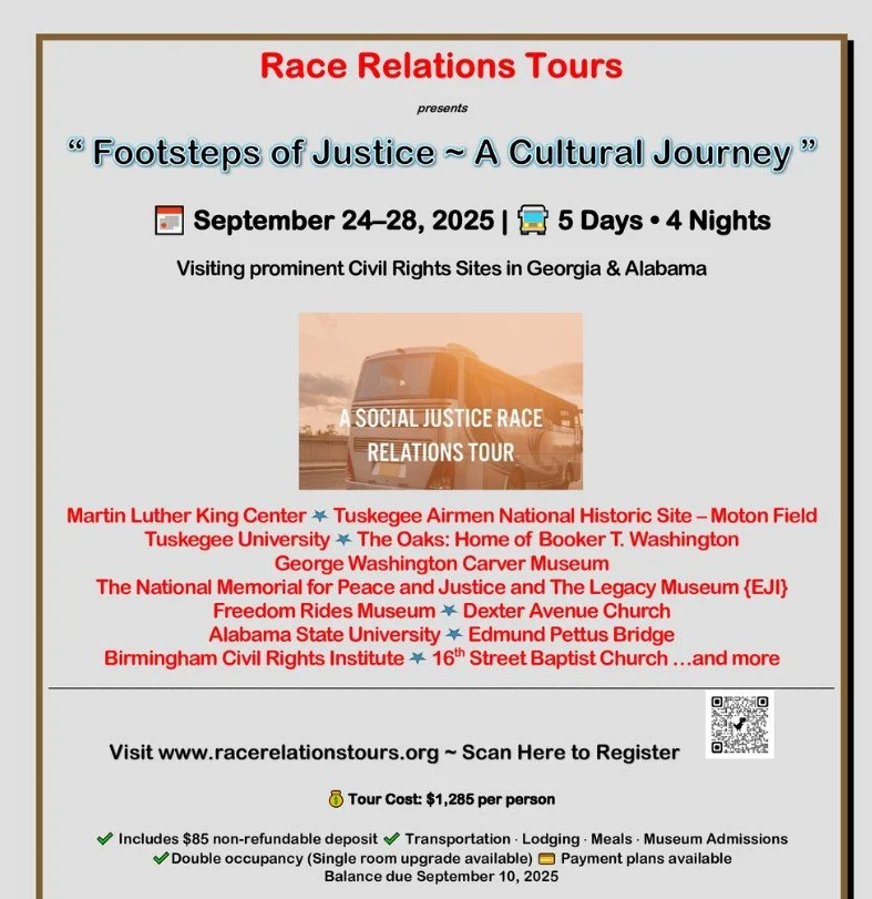 Race Relations and Civil Rights Tour 2025