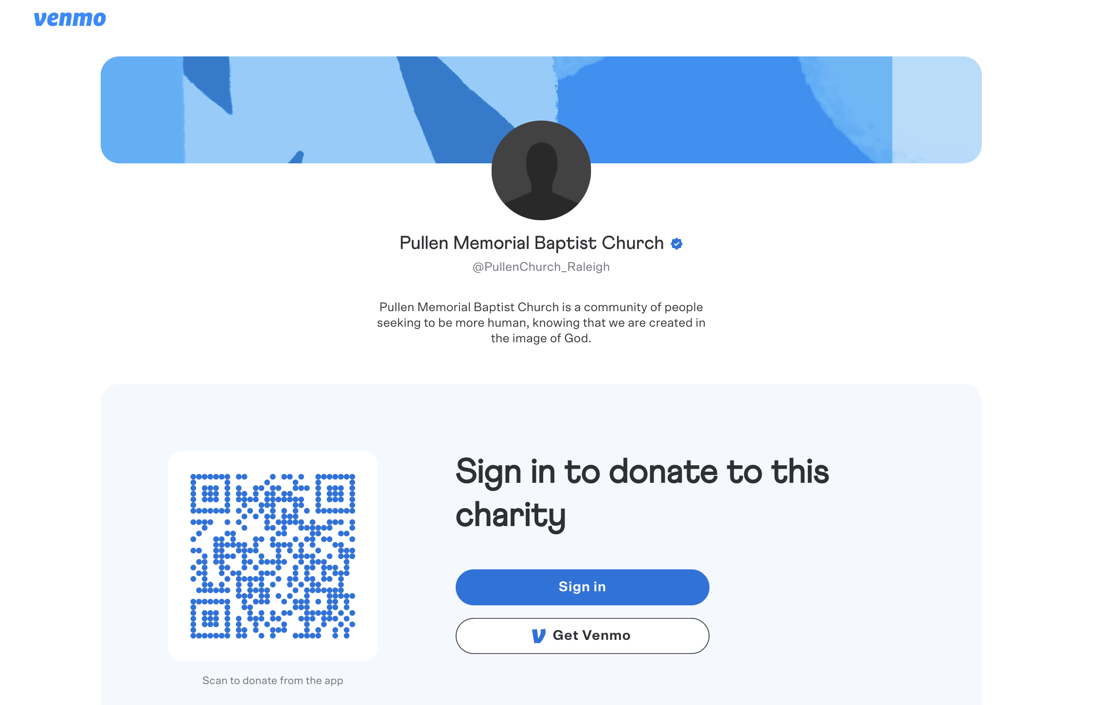 Giving Through Venmo Has Moved!