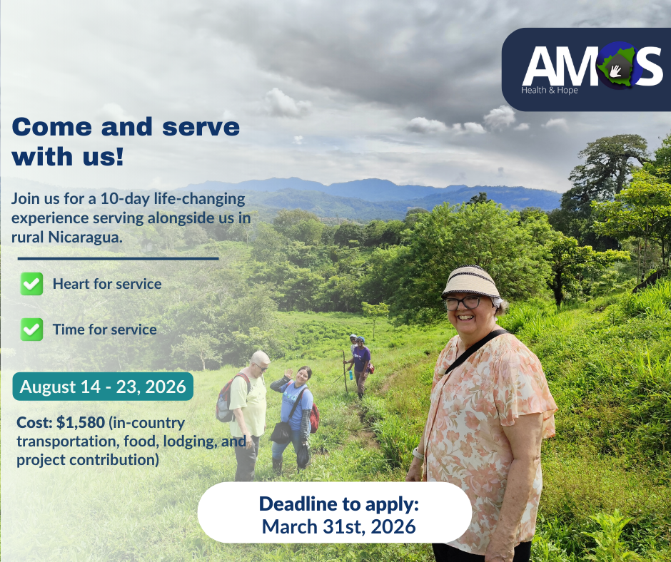 Serve with Pullen Partner AMOS Health and Hope in Nicaragua