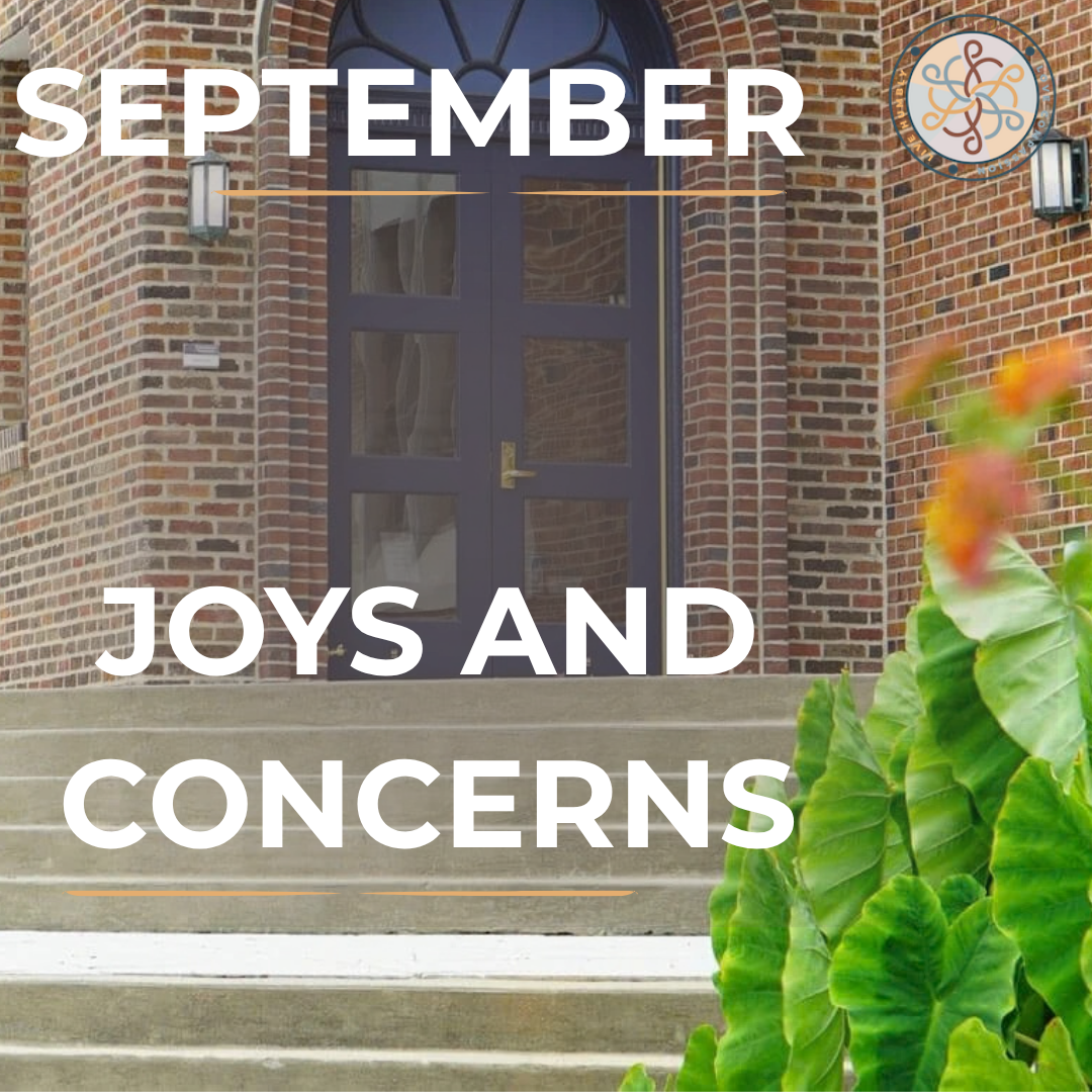 Joys and Concerns in September