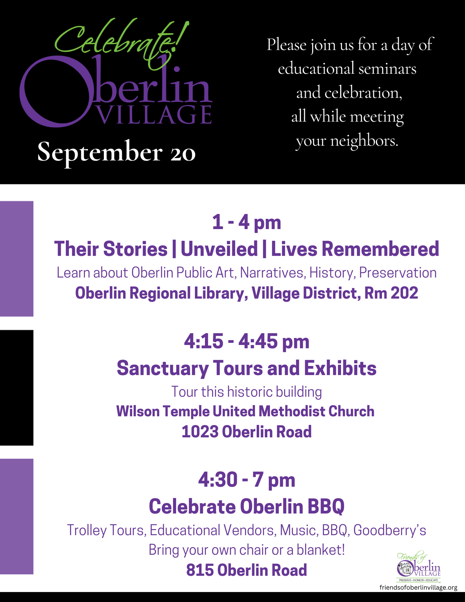 Oberlin Library Raleigh 11th Annual Celebrate Oberlin — Pullen Memorial Baptist Church
