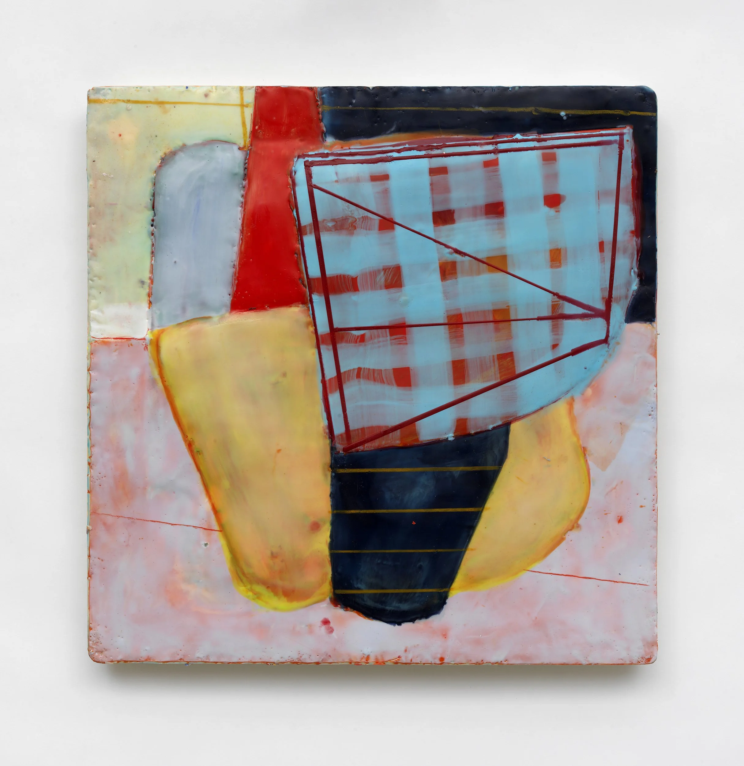Path Place Instructions 
encaustic on panel 
22" x 22" 
