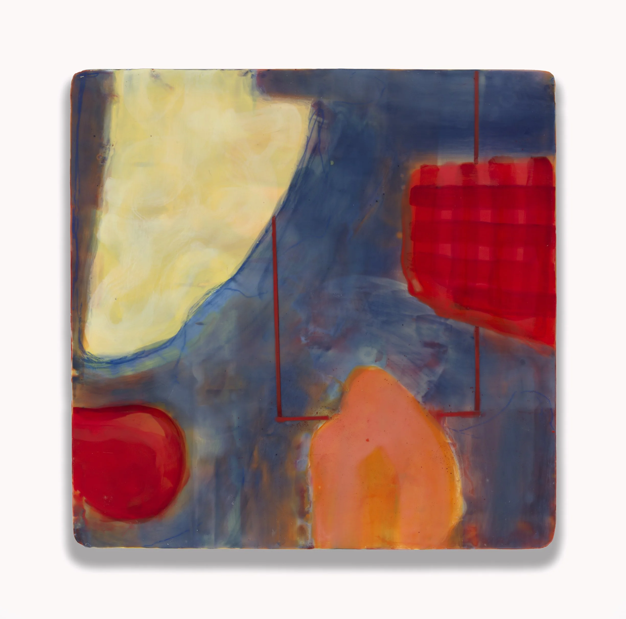 Memory Codes 
encaustic on panel 
20" x 20" SOLD