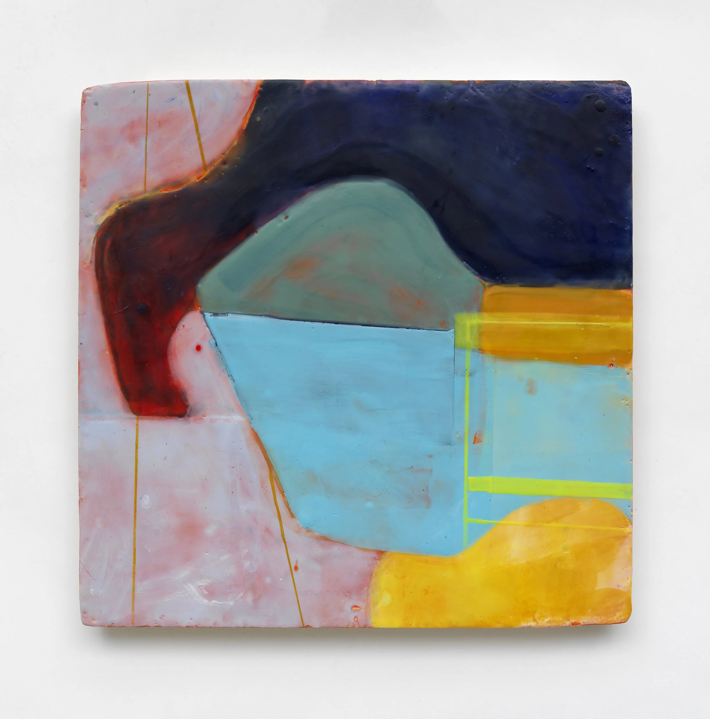 Forward Diagram 
encaustic on panel 
22" x 22" 