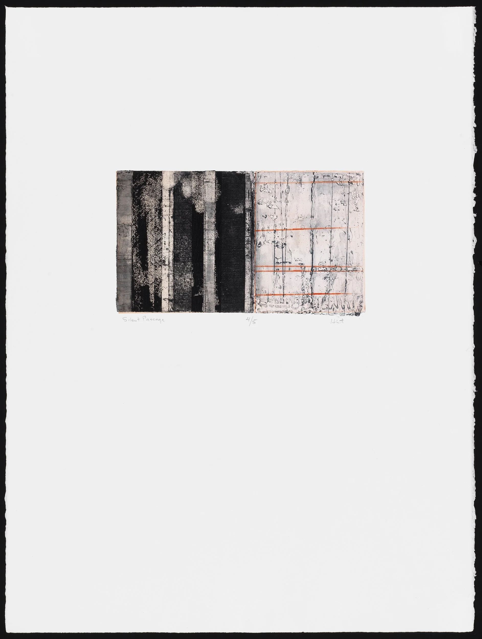 Pattern Places 
carborundum, drypoint, monoprint on paper 
30" x 22" SOLD