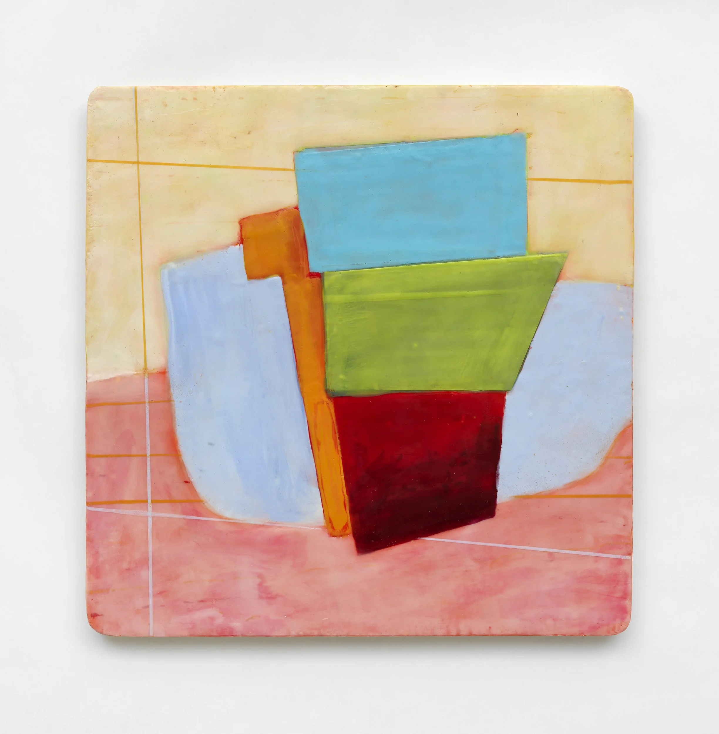 Hideaway Destination 
encaustic on panel 
29.5" x 29.5" 