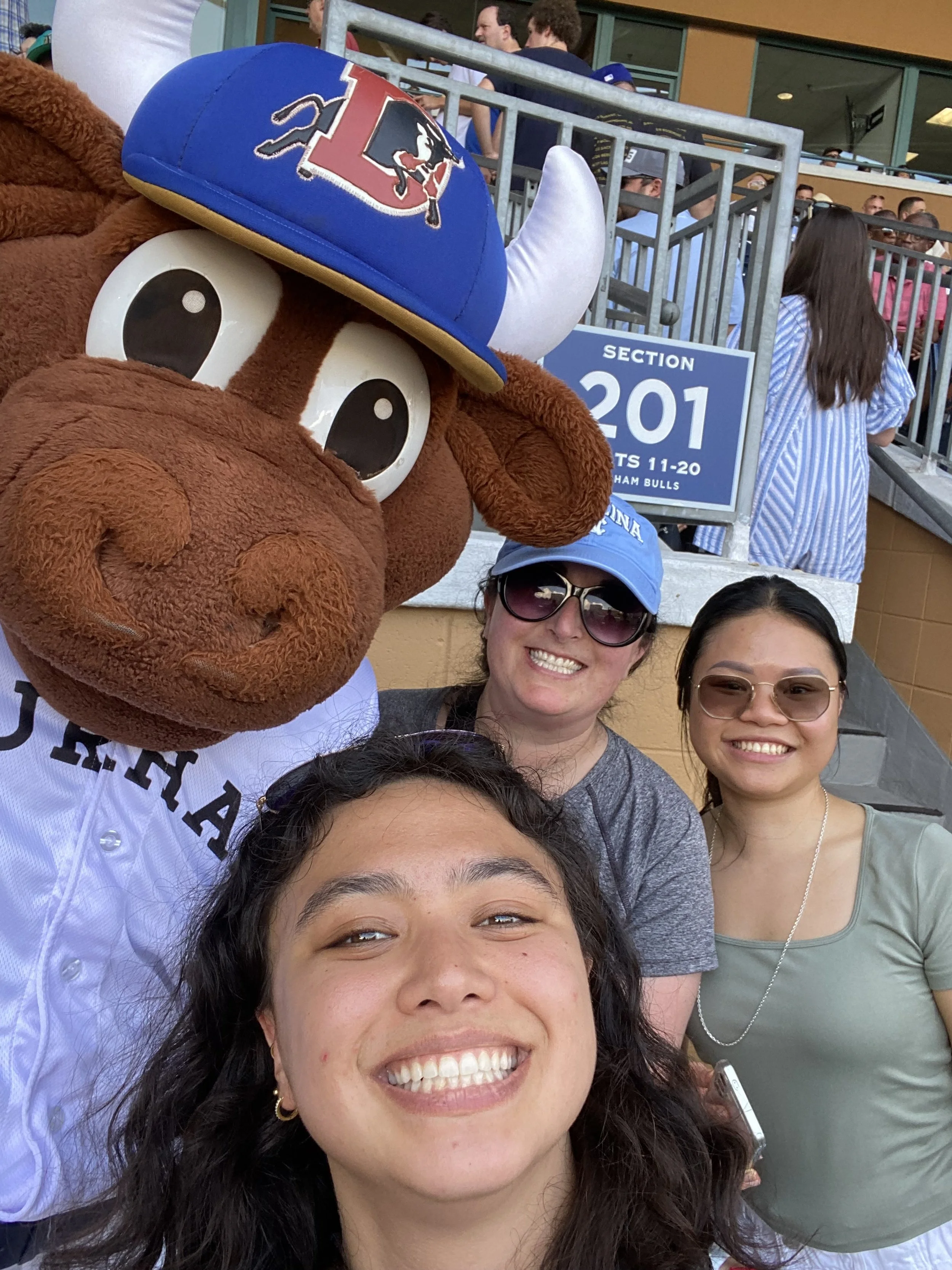 We met Wool E Bull!