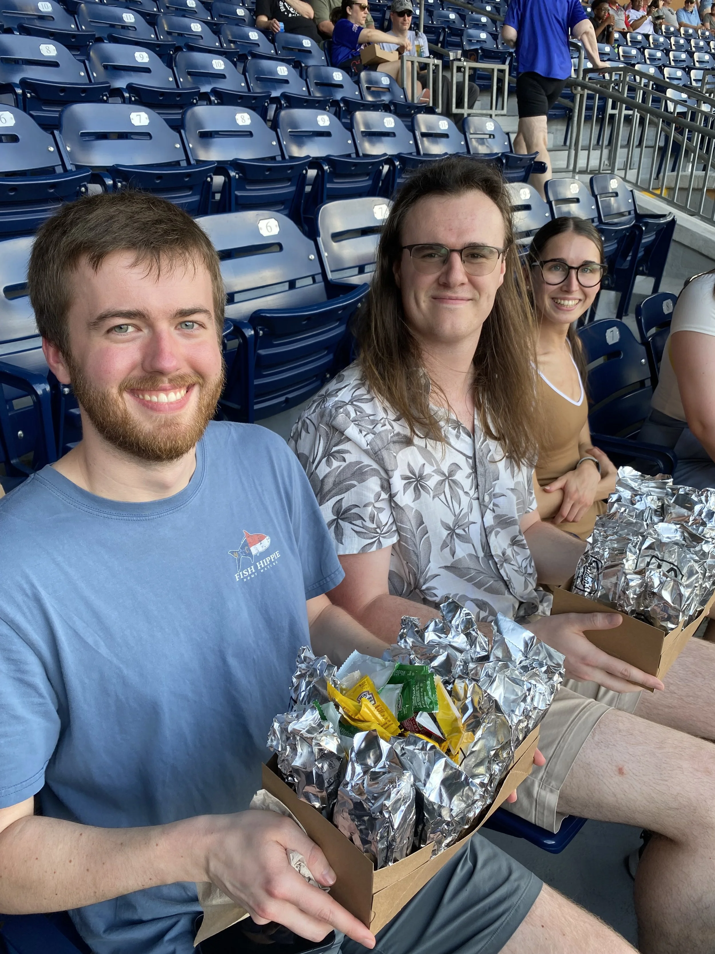 We love dollar hot dog night