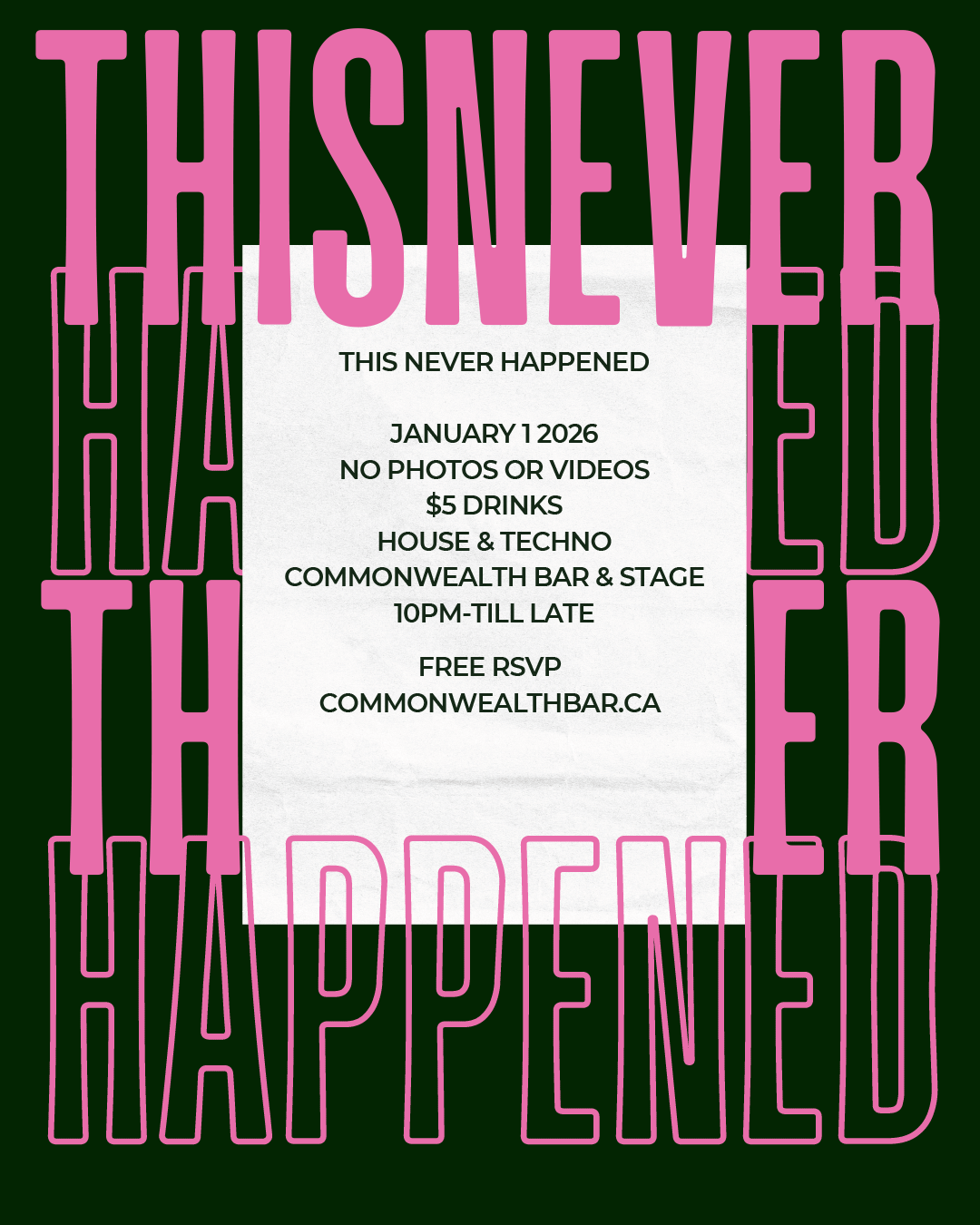 This Never Happened: Sindustry New Years Party