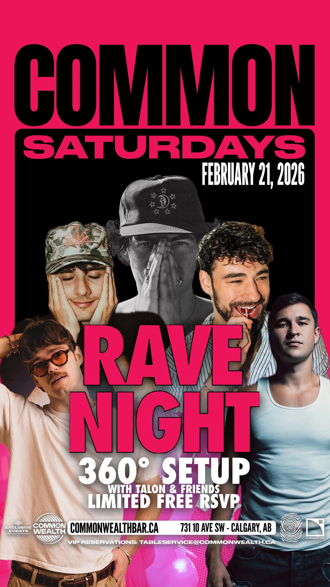 RAVE NIGHT - Pres. by Common Saturdays & Exclusive Events