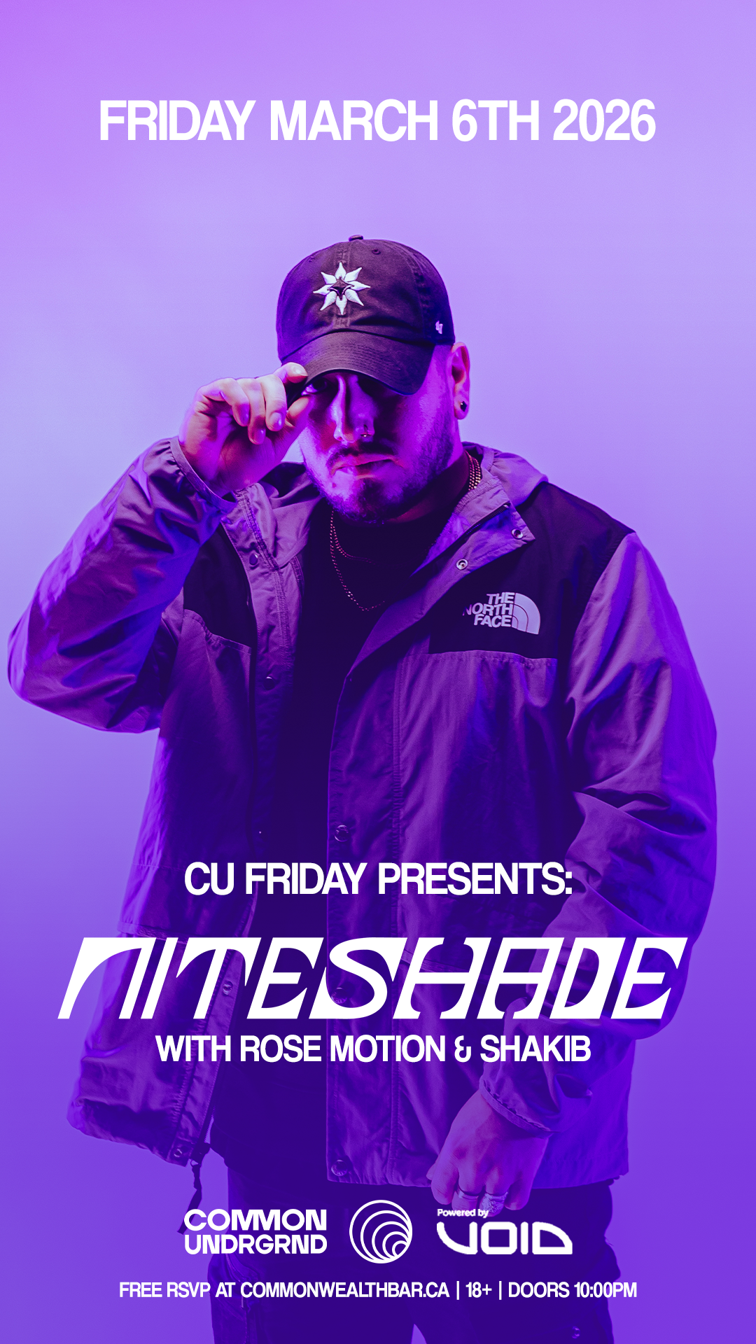 CU Friday pres. Niteshade & Friends - FREE RSVP
