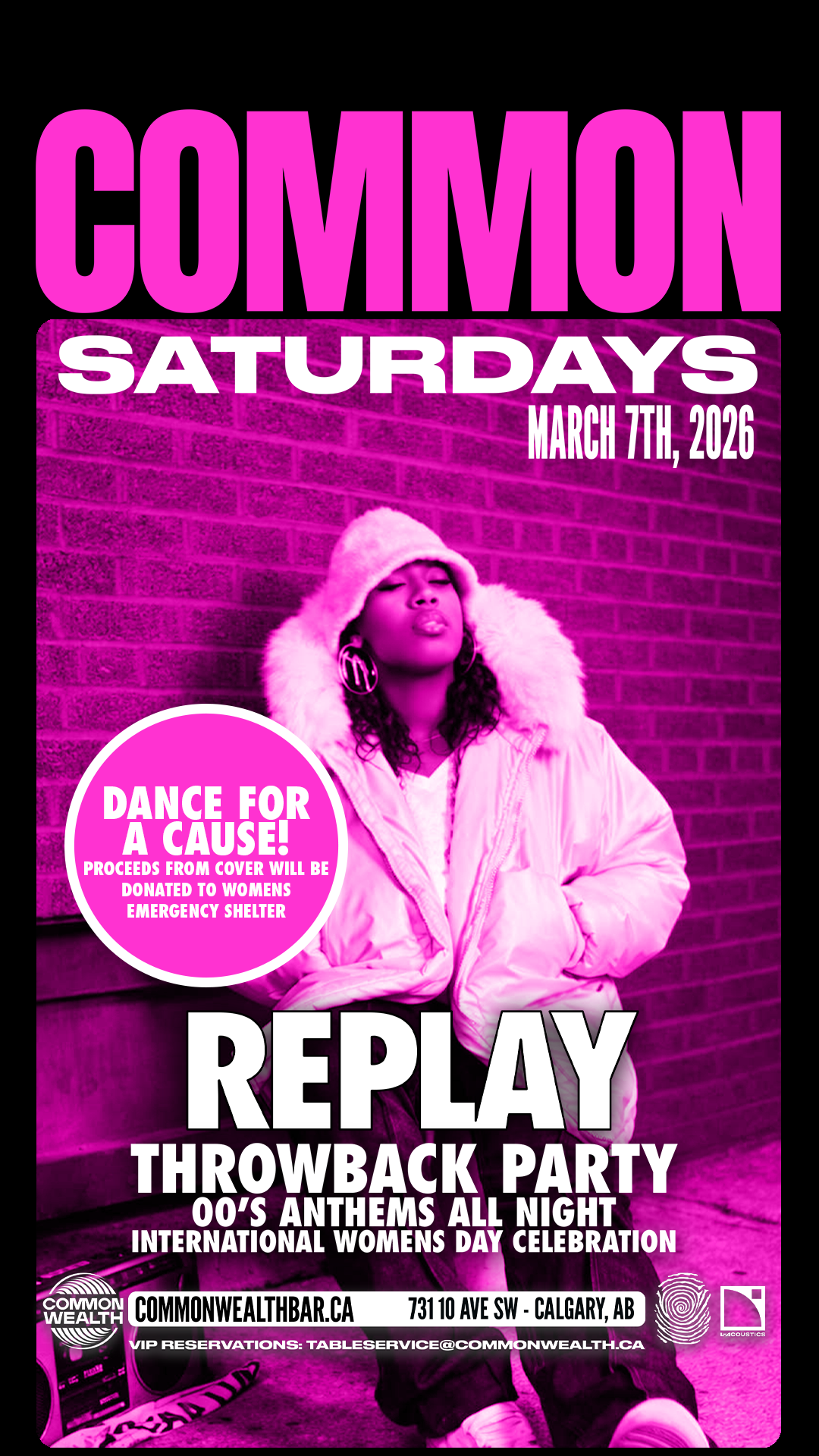 REPLAY: A Throwback Party (Pres. by Common Saturday) - Womens Day Celebration