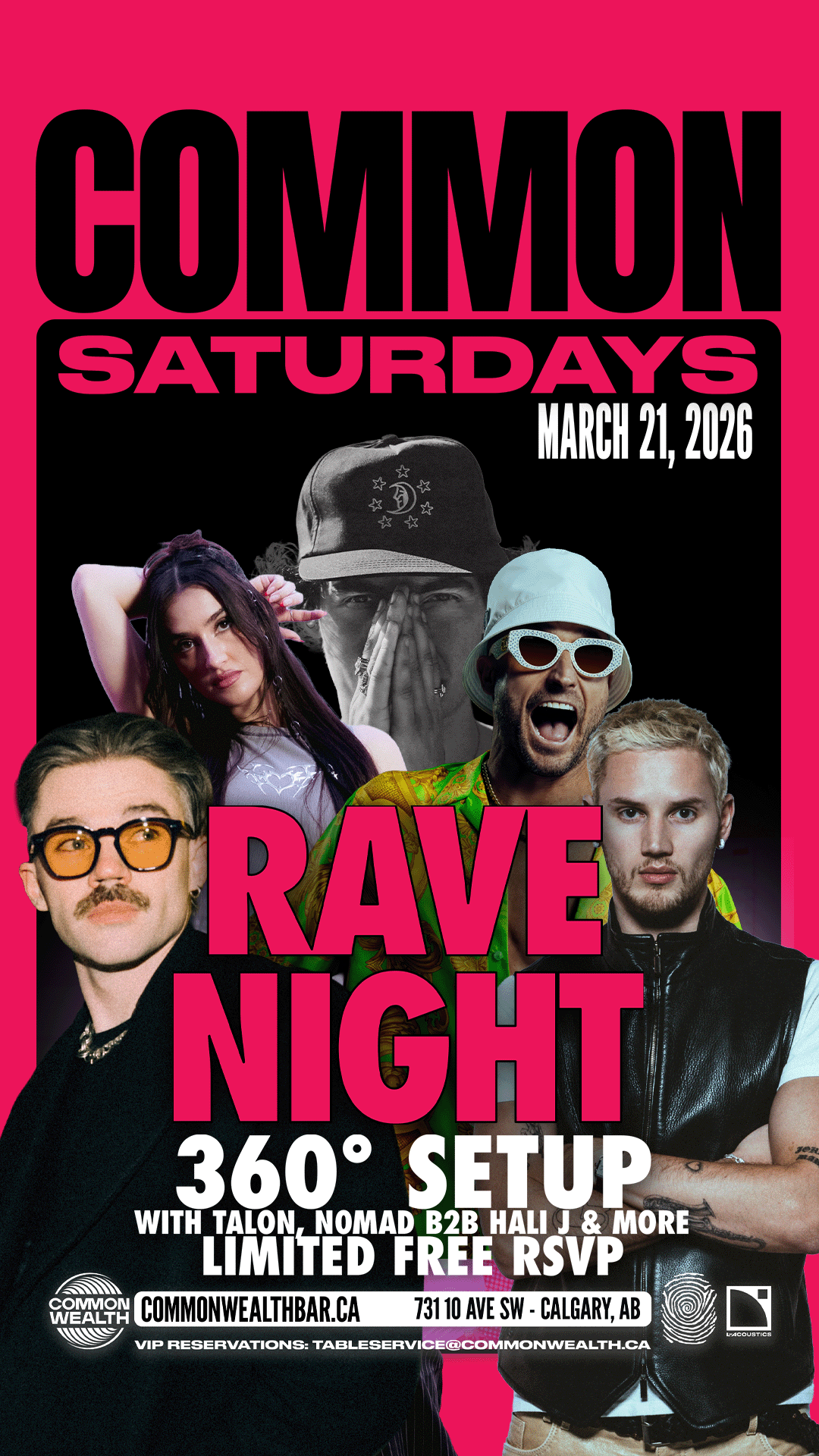RAVE NIGHT @ Common Saturdays
