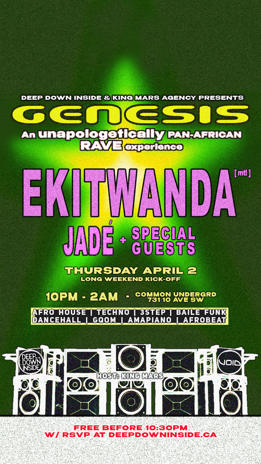  GENESIS : An unapologetically Pan-African rave experience