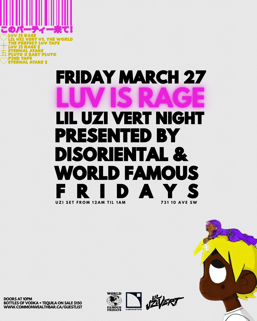Lil Uzi Night @ World Famous Fridays
