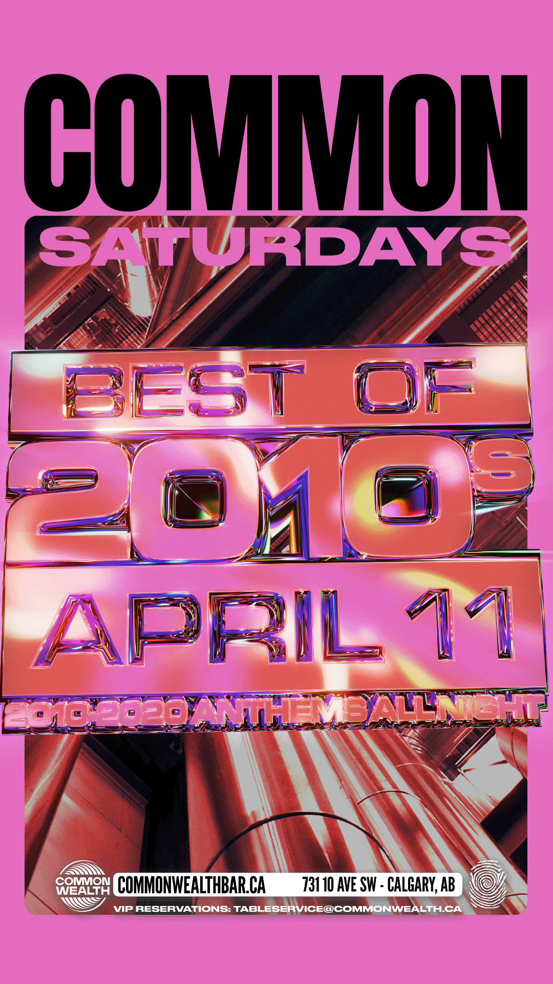 Best of 2010s Party @ Common Saturdays