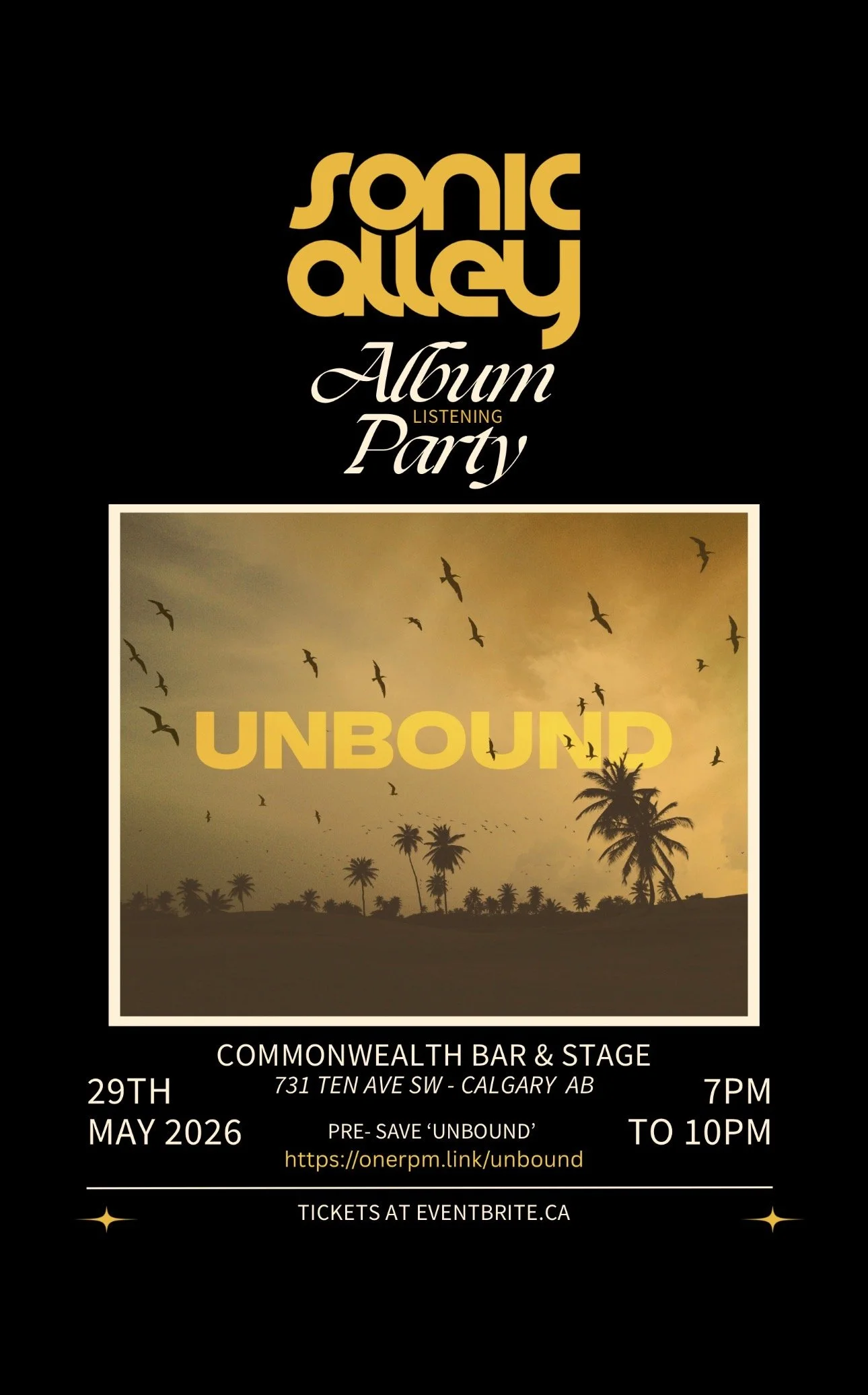 Sonic Alley Album Listening Party