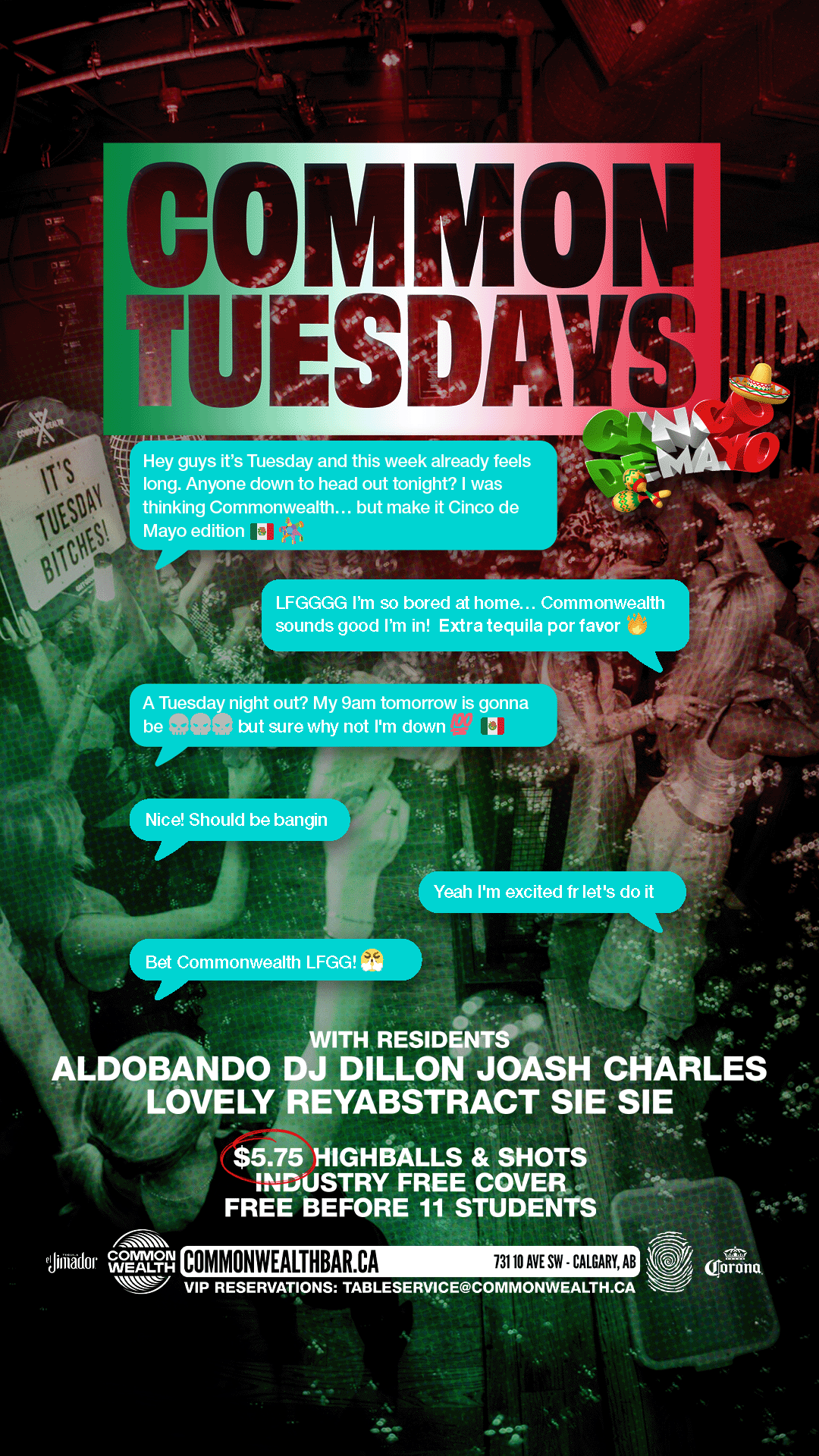 Common Tuesdays (Cinco De Mayo)
