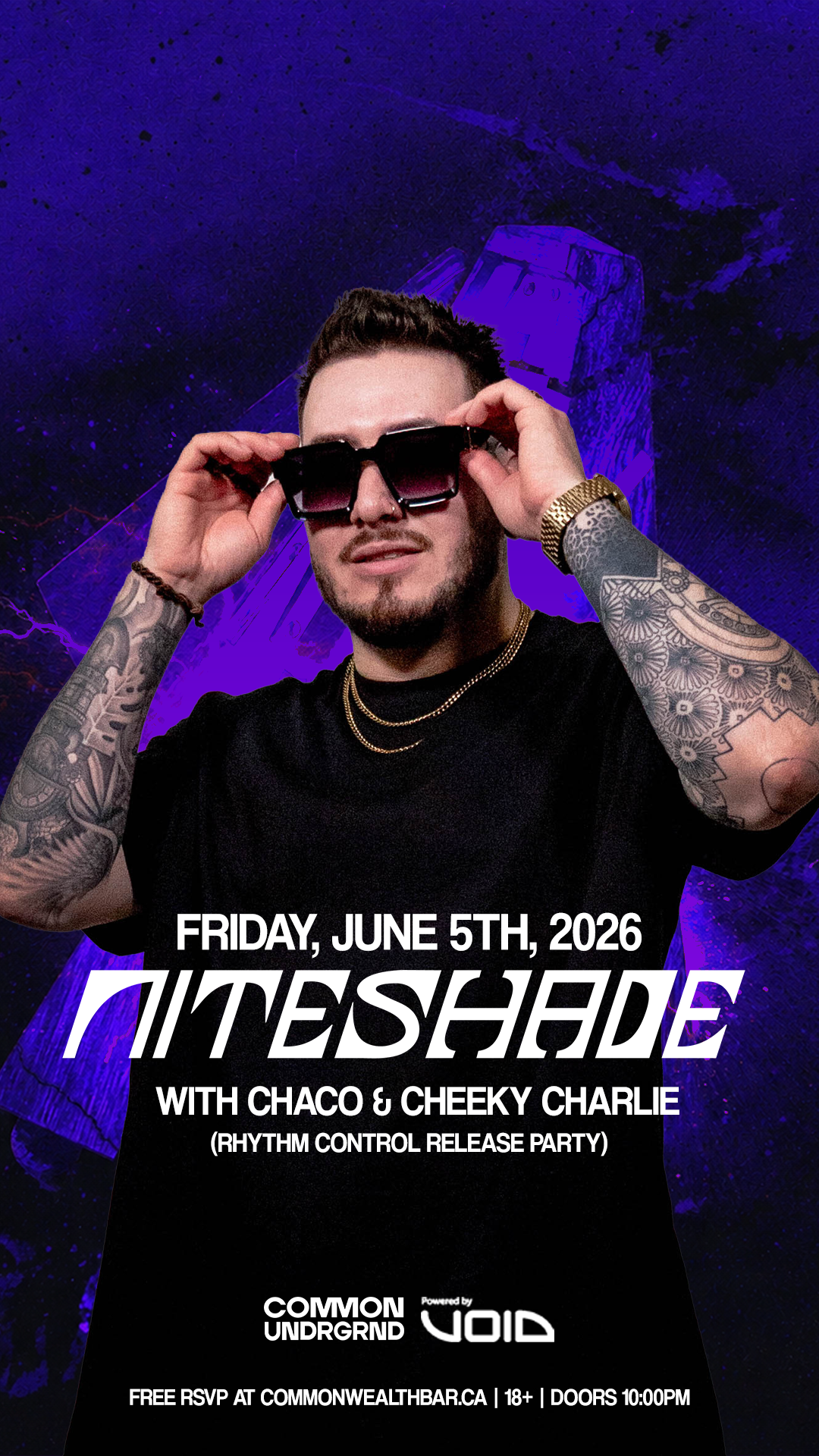 CU Friday Pres. Niteshade (Release Party) - FREE RSVP