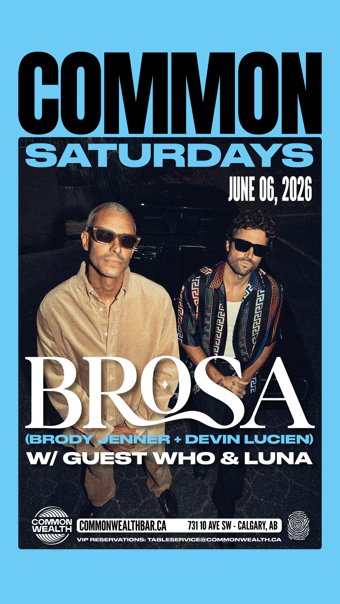 BROSA @ Common Saturdays 