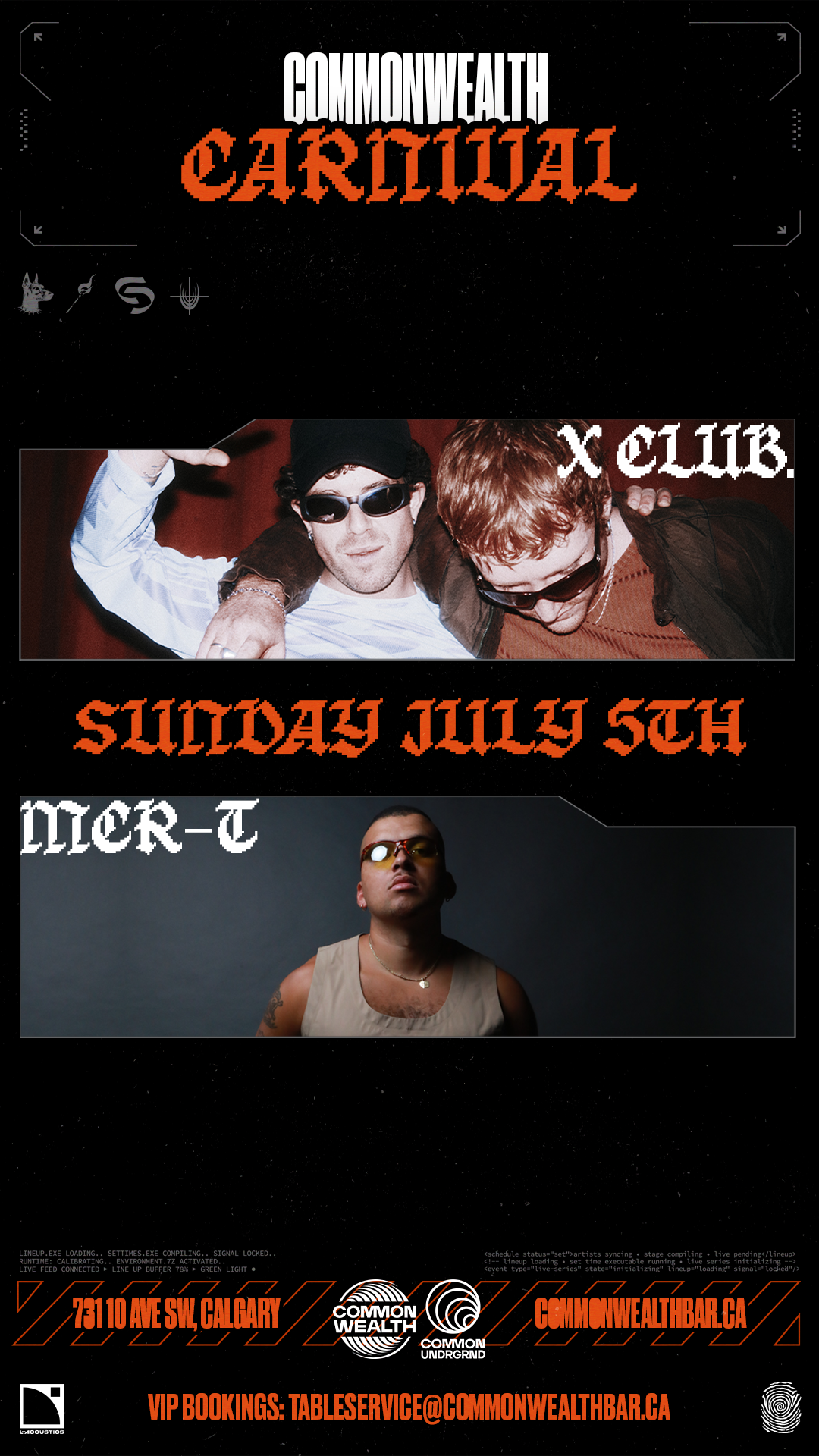 X CLUB. & MCR-T  (Pres. by Commonwealth Carnival)
