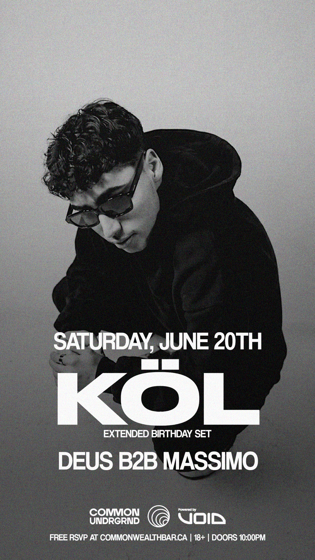 CU Saturday pres. KÖL (FREE RSVP)