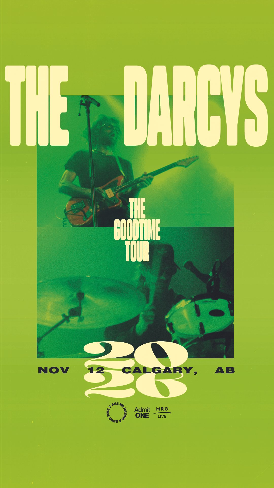 MRG Live and X92.9 present:  The Darcys 
